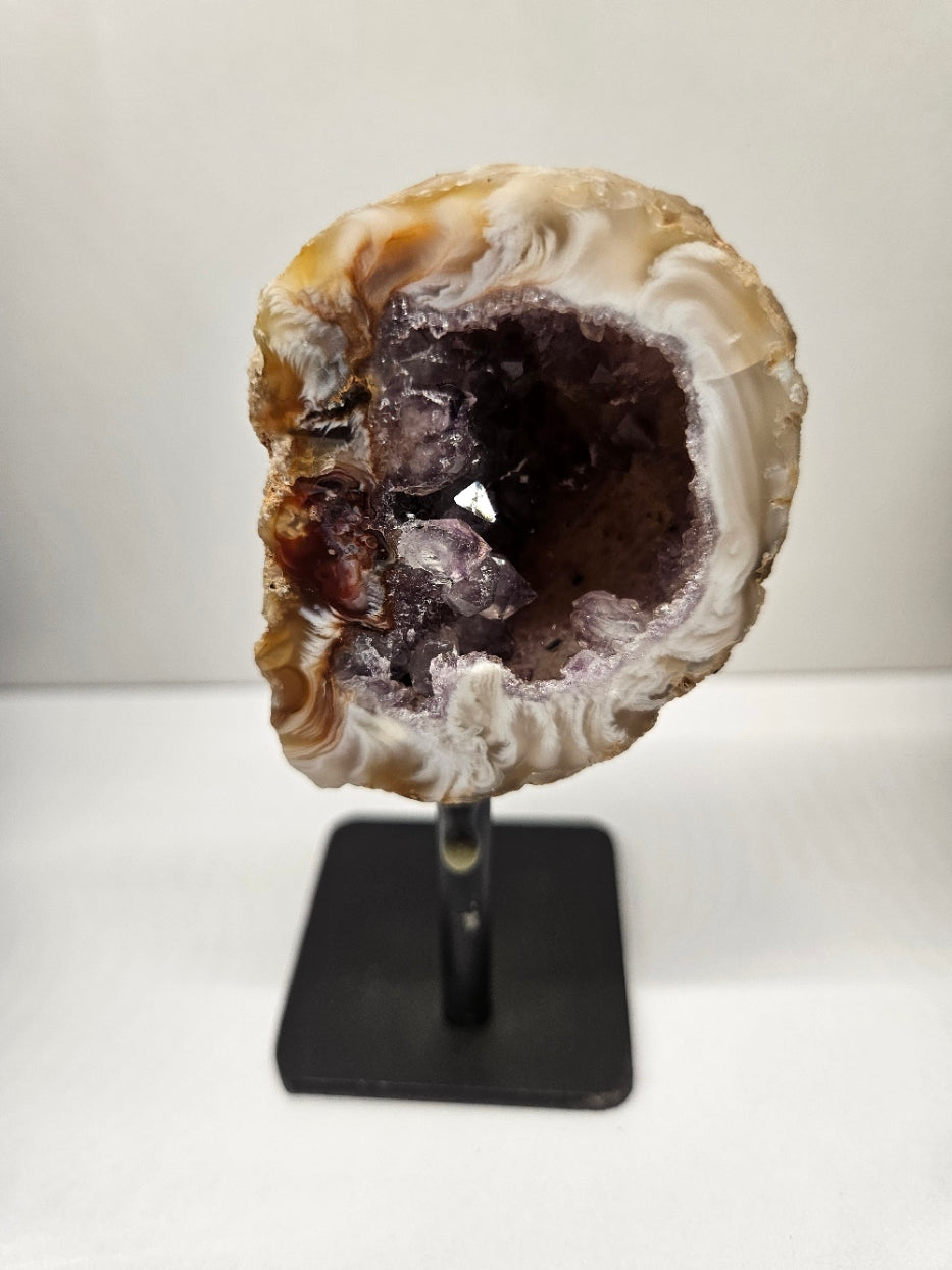 Small Agate Geode on Stand 2