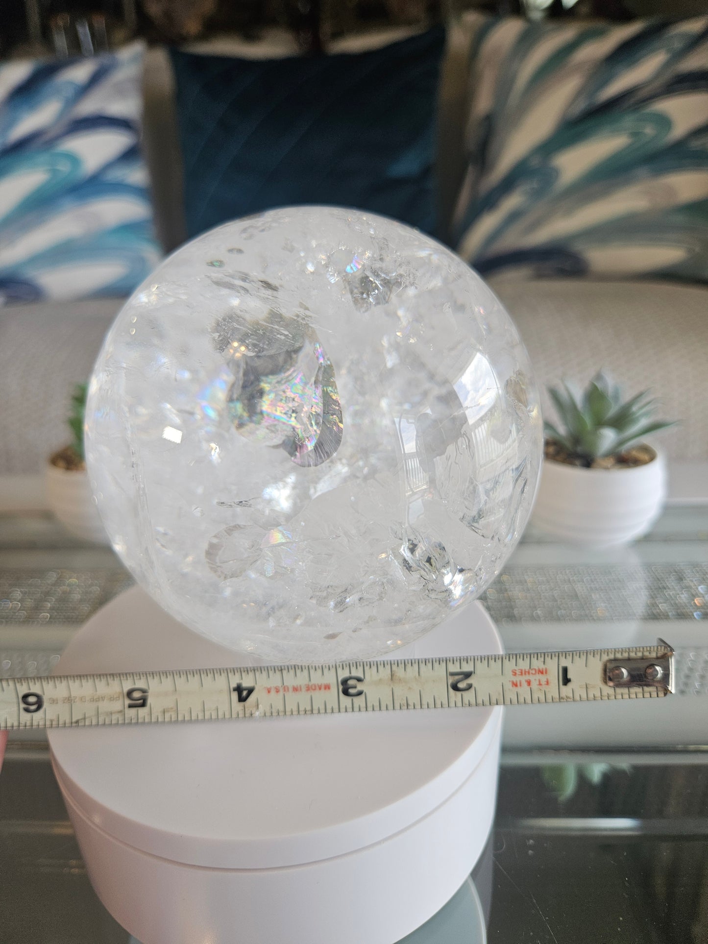 Rainbow Quartz Sphere 5
