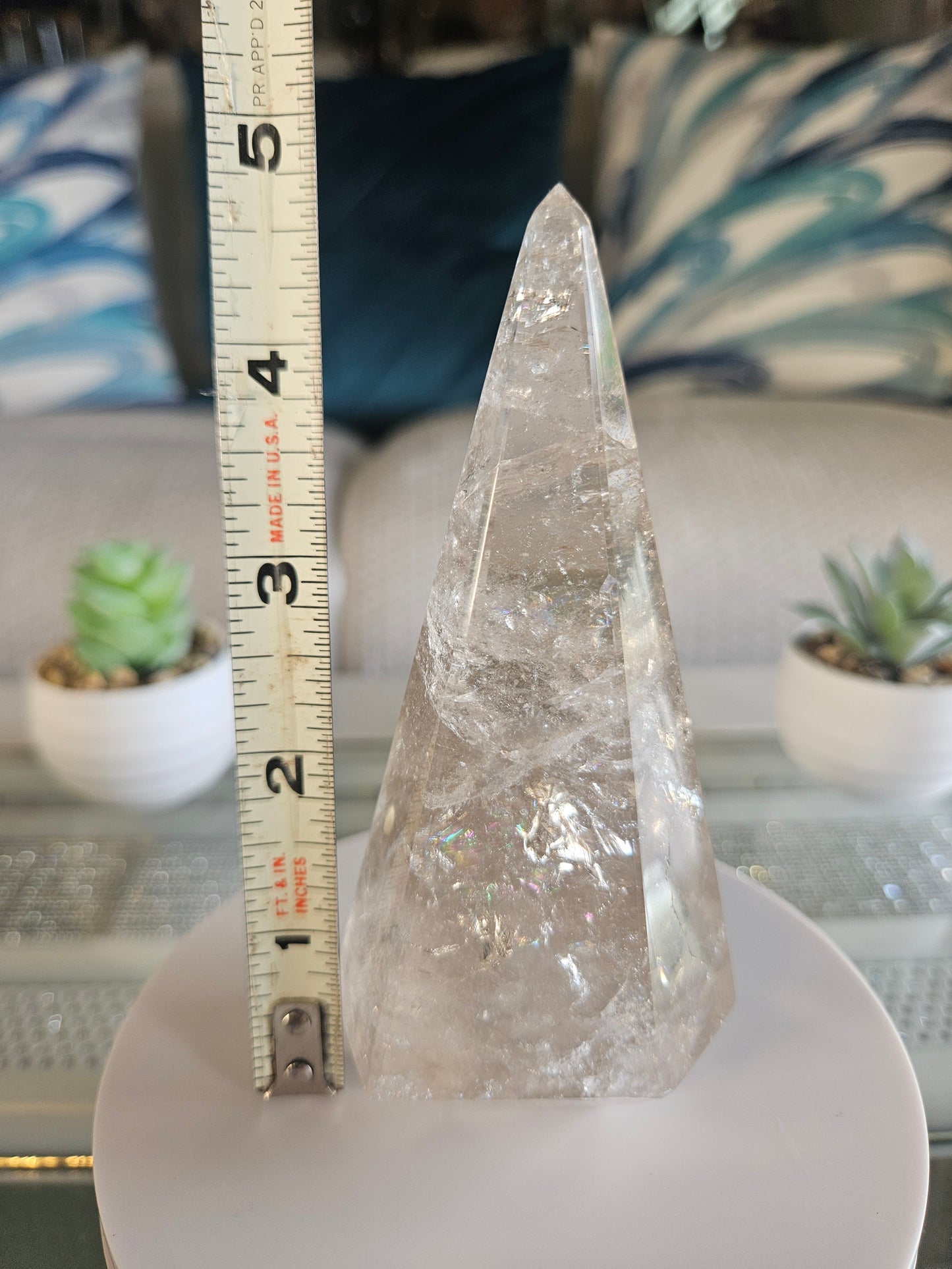 Rainbow Quartz Pyramid 1