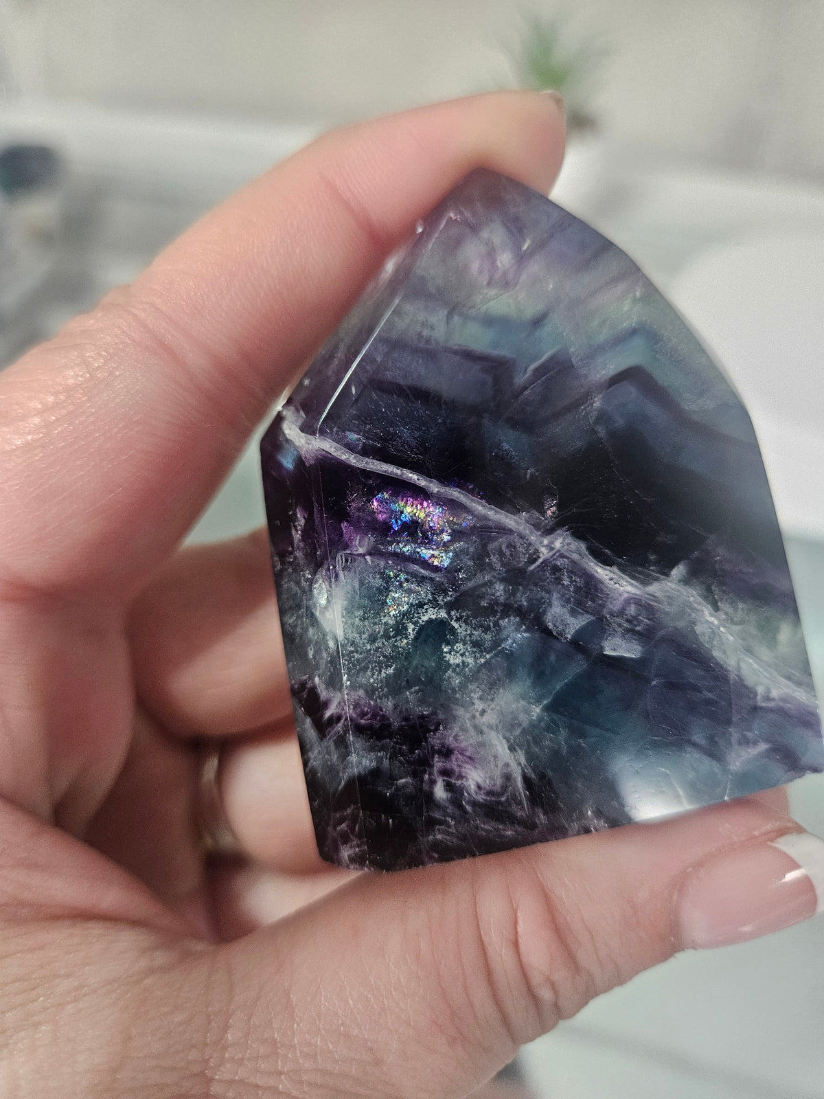Rainbow Fluorite Tower