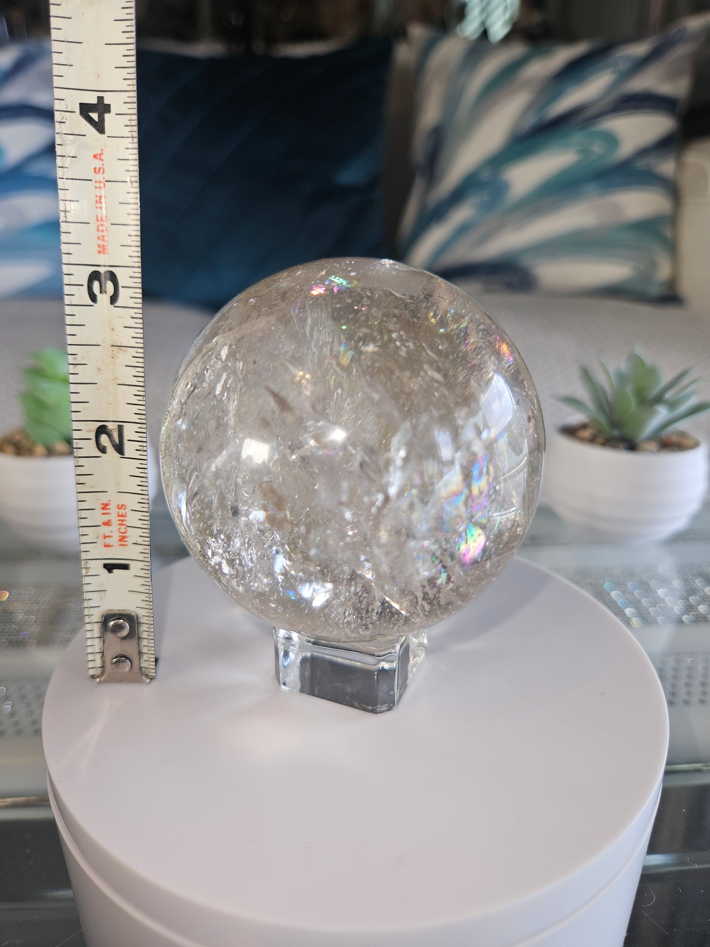 Rainbow Quartz Sphere 1