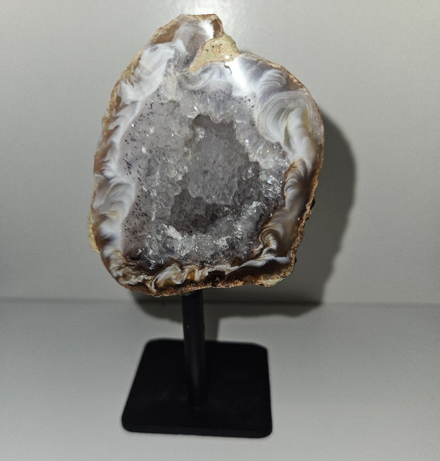 Small Agate Geode on Stand 1