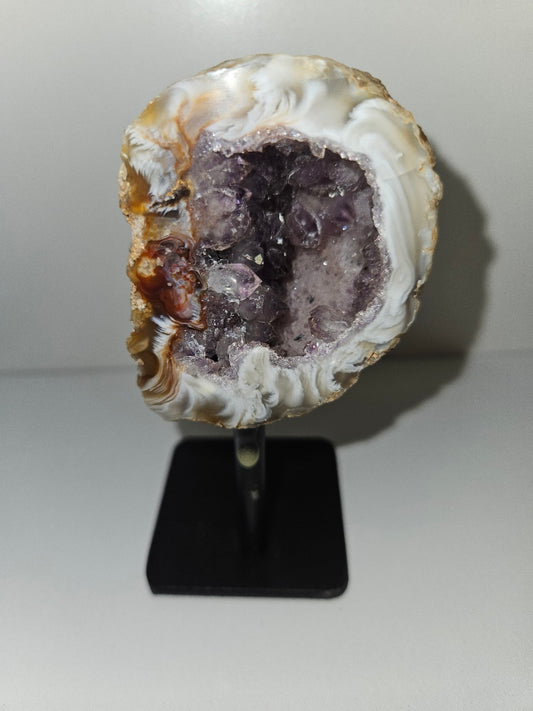 Small Agate Geode on Stand 2