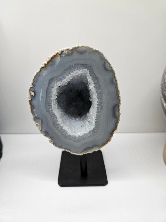 Small Agate Geode on Stand 3