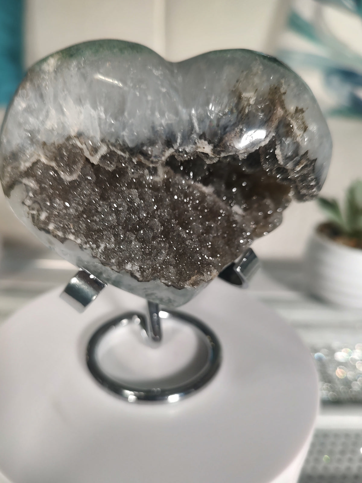 Black Amethyst Heart – #282