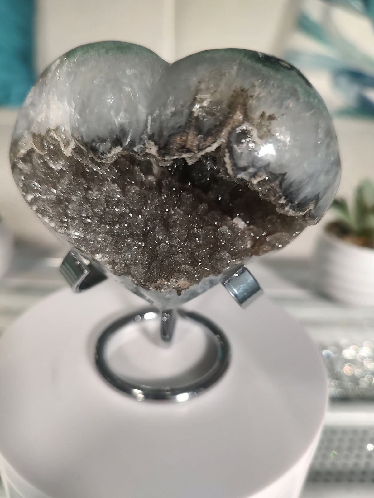 Black Amethyst Heart – #282