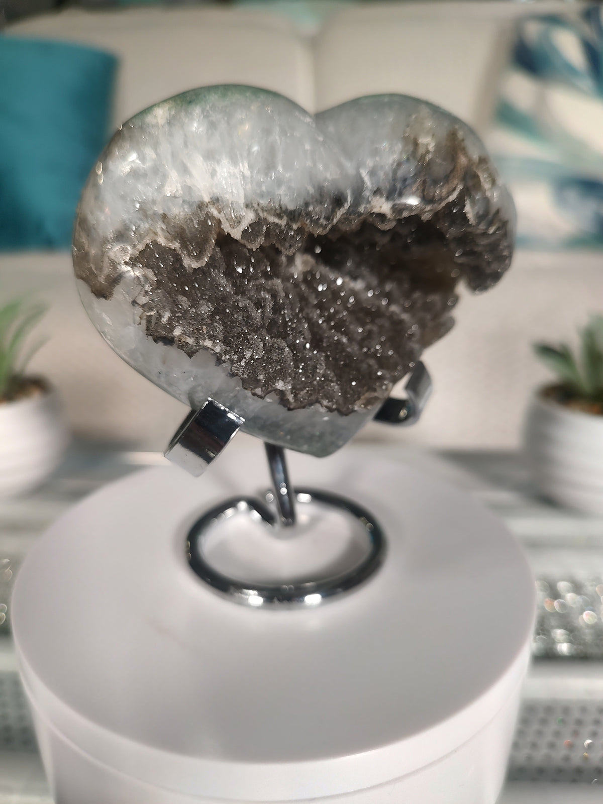 Black Amethyst Heart – #282