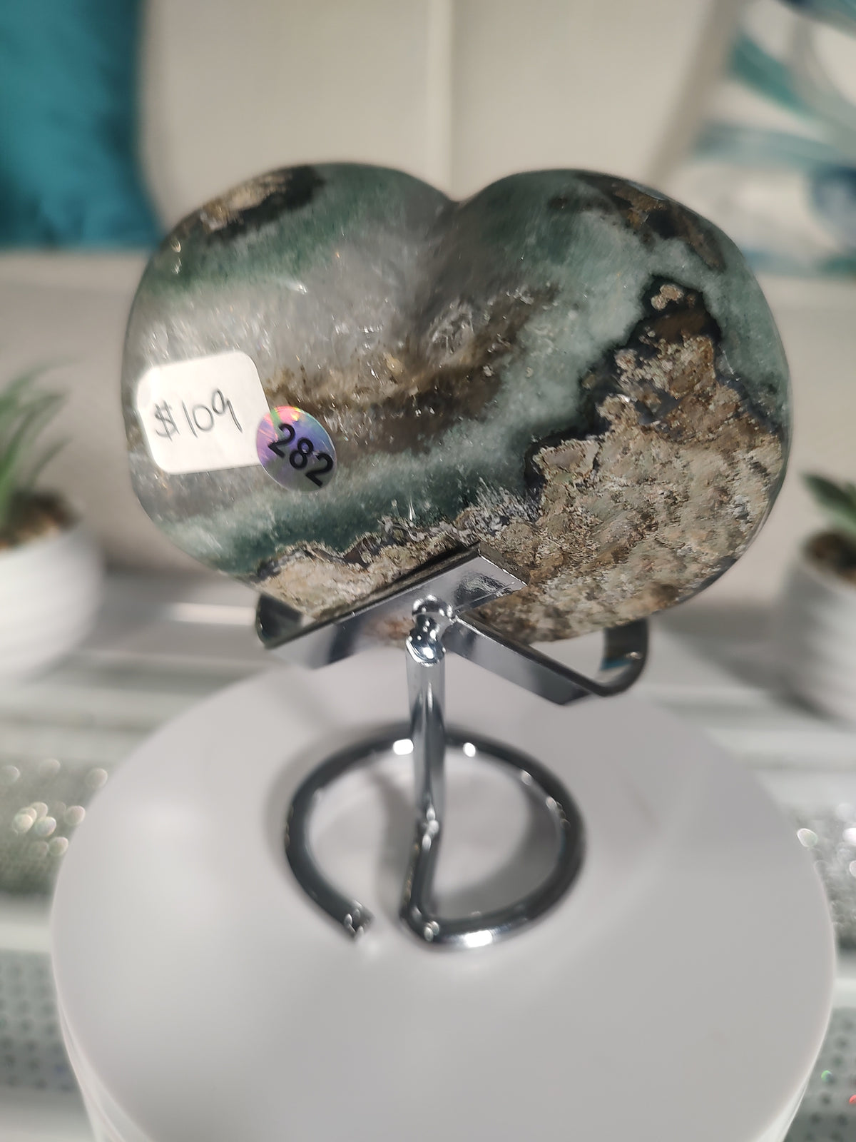 Black Amethyst Heart – #282