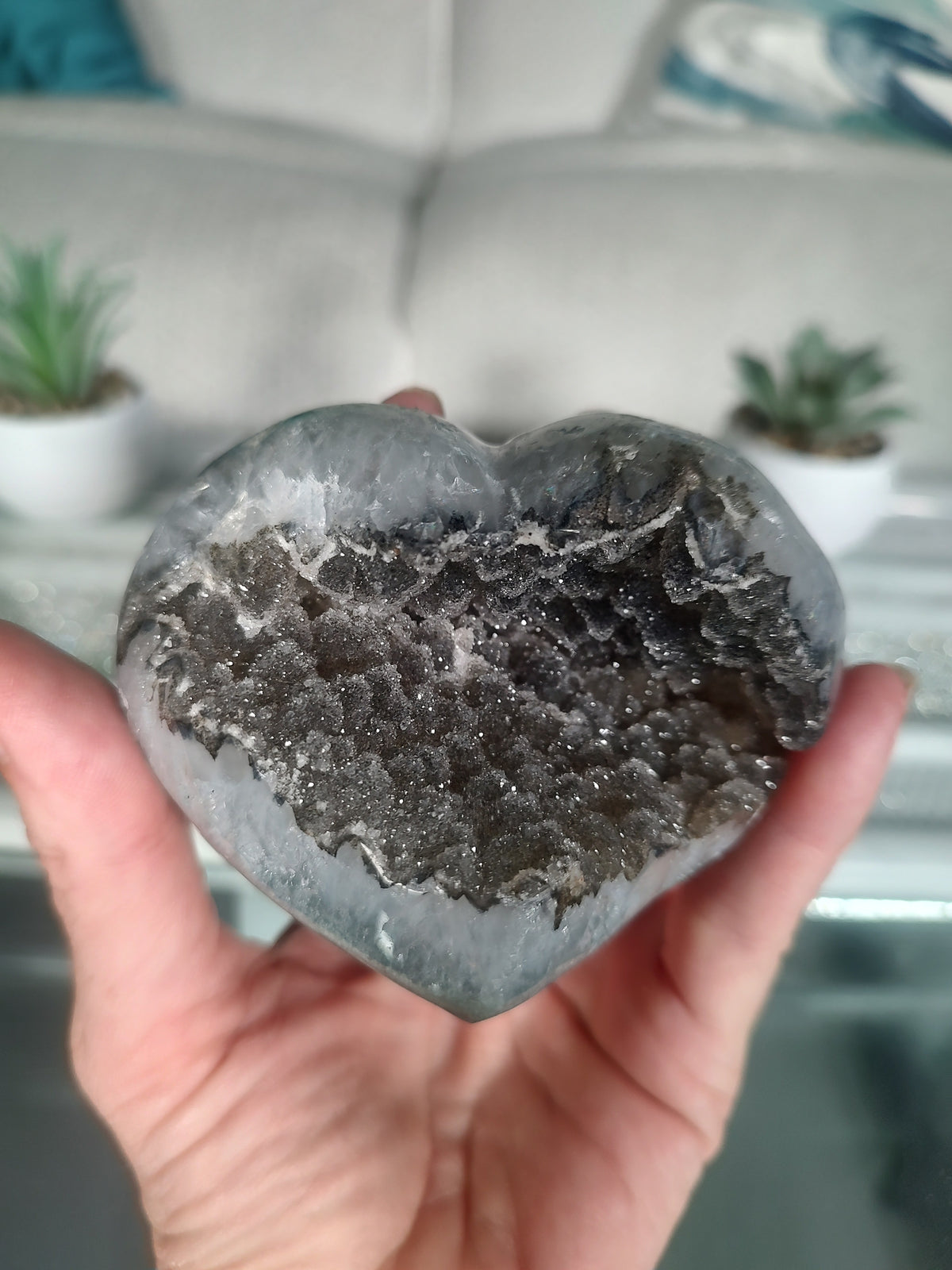 Black Amethyst Heart – #282