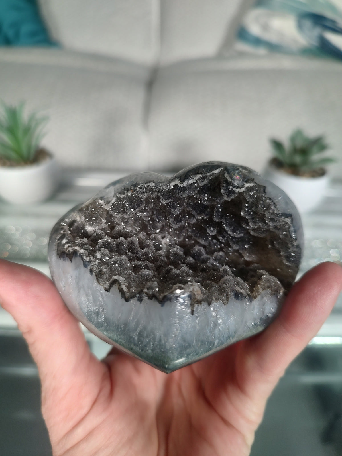 Black Amethyst Heart – #282