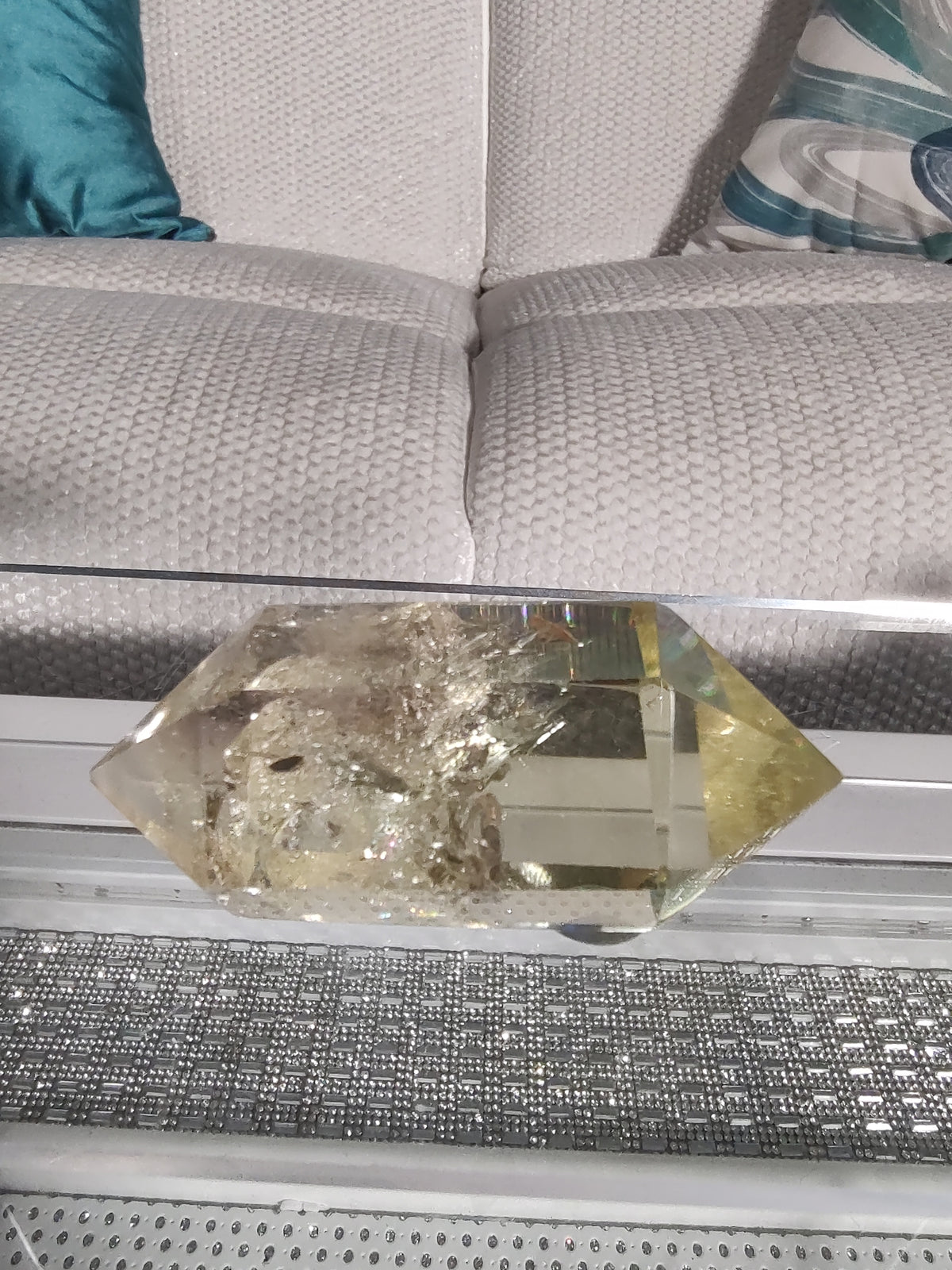 Double Terminated Citrine Quartz Crystal – #624