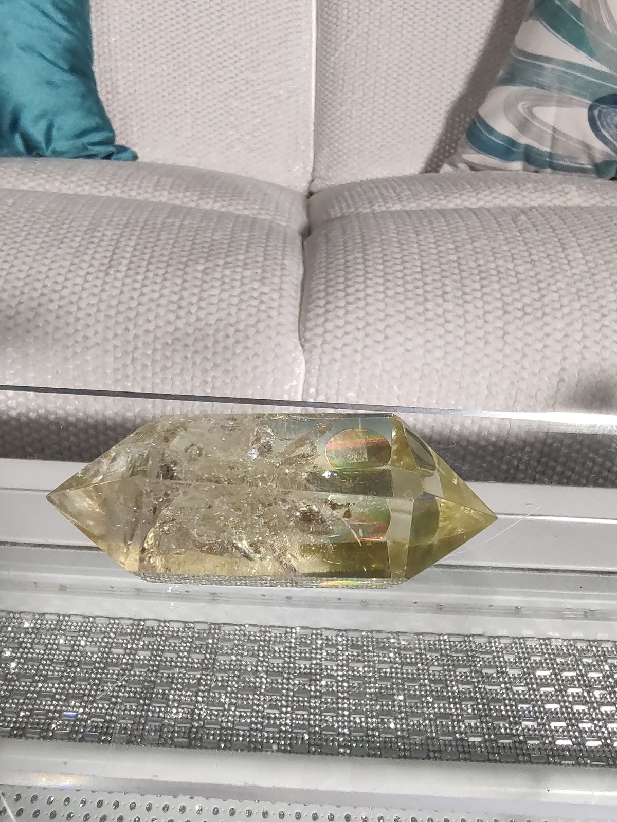 Double Terminated Citrine Quartz Crystal – #624