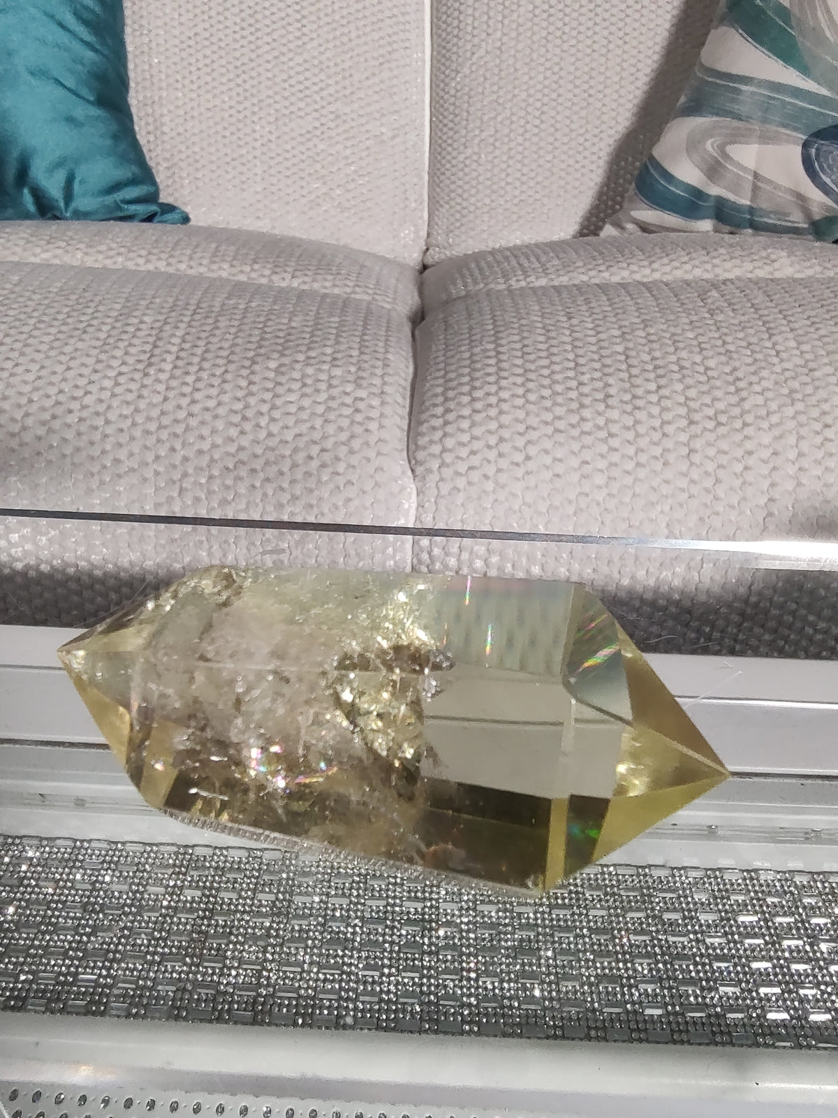 Double Terminated Citrine Quartz Crystal – #624