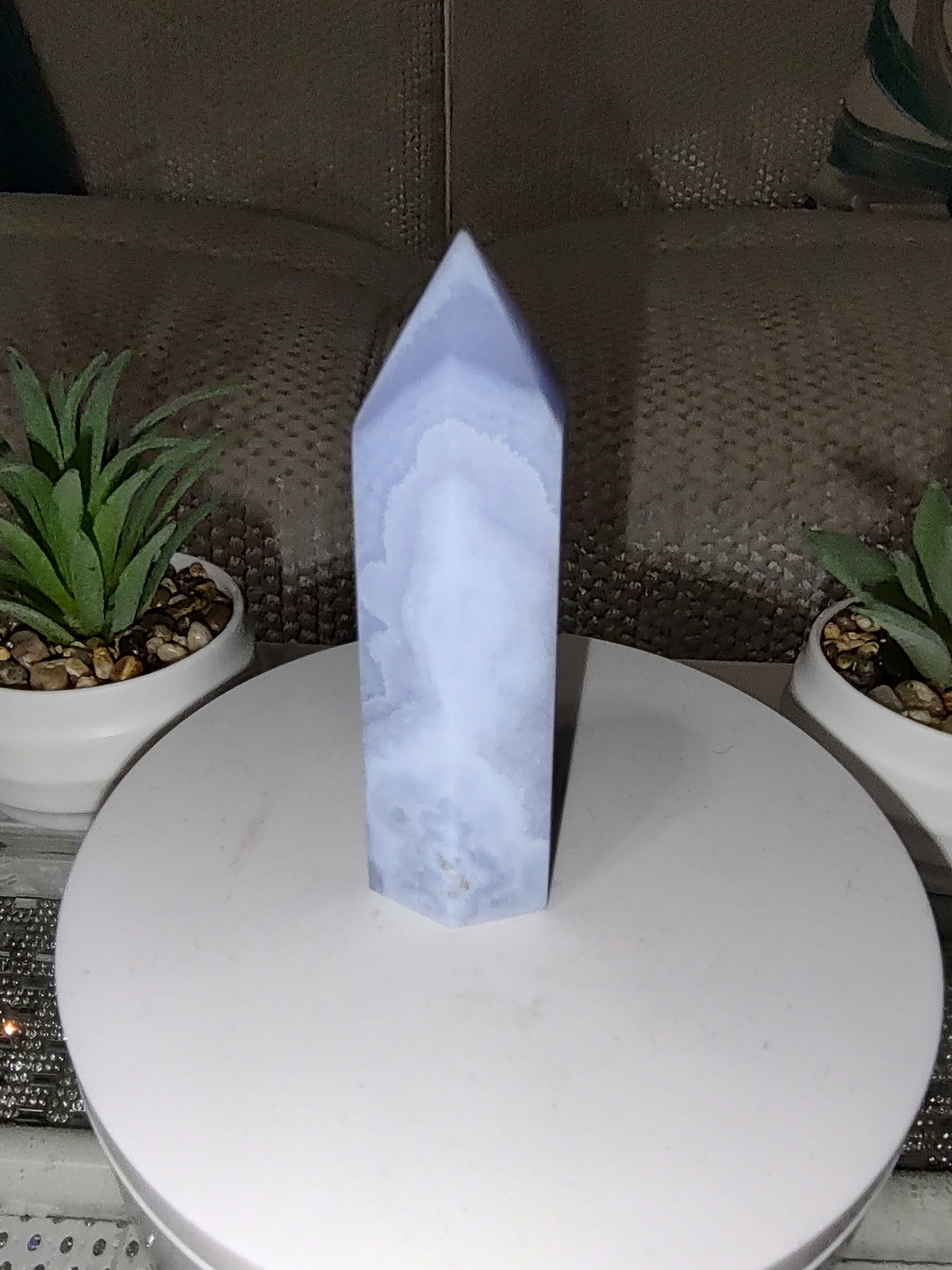Blue Lace Agate Towers – #167d