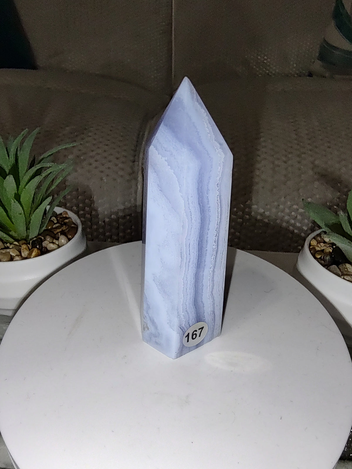 Blue Lace Agate Towers – #167d
