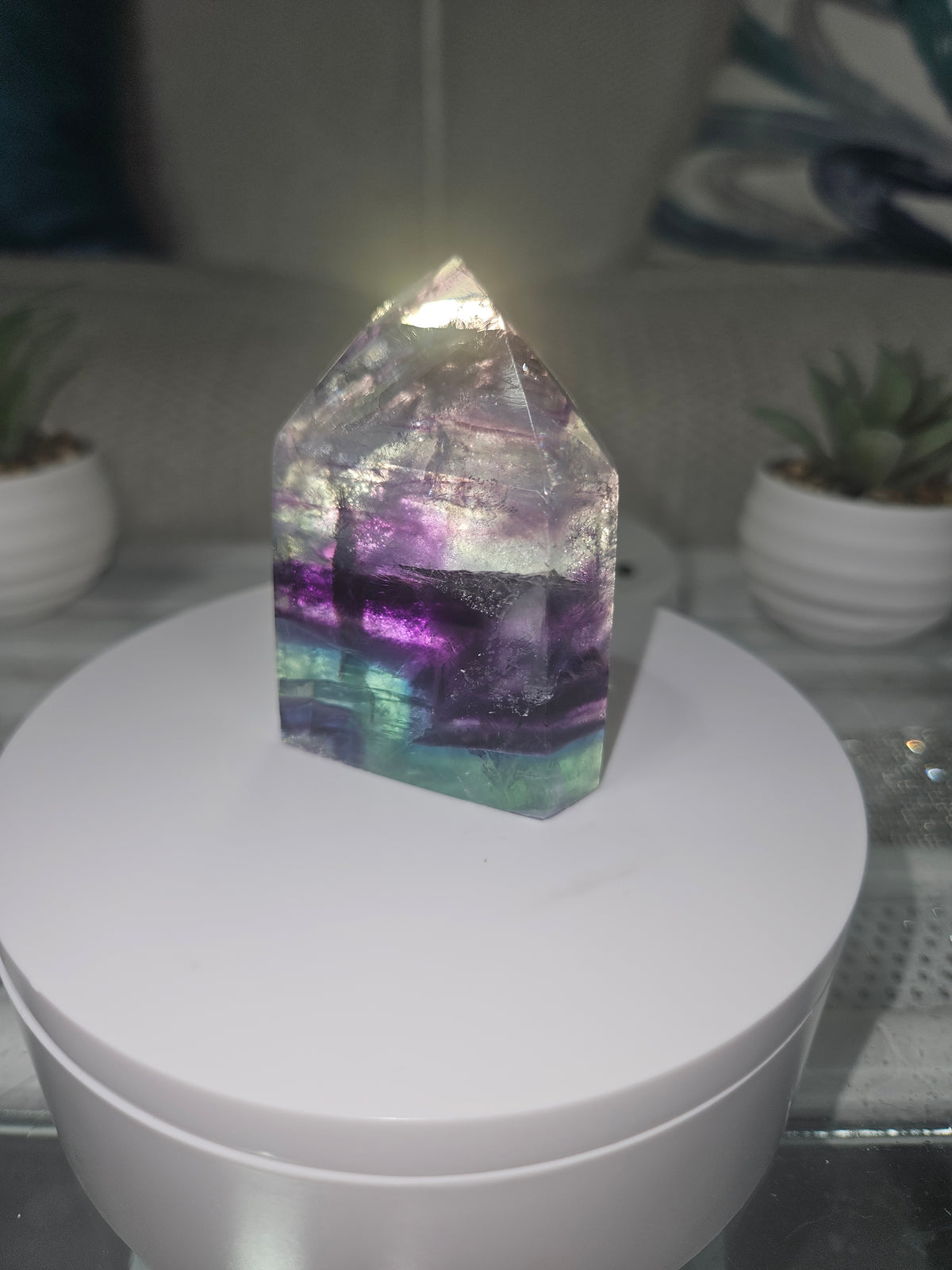 Rainbow Fluorite Tower