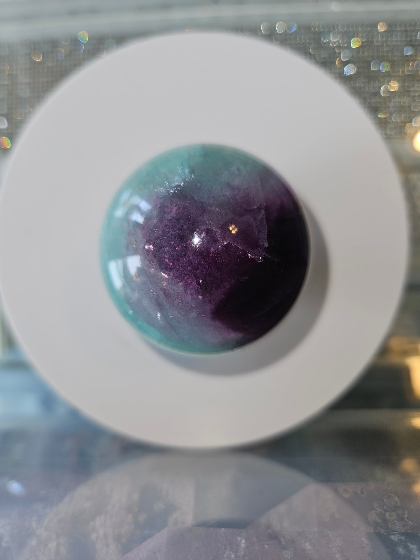 Fluorite sphere 1