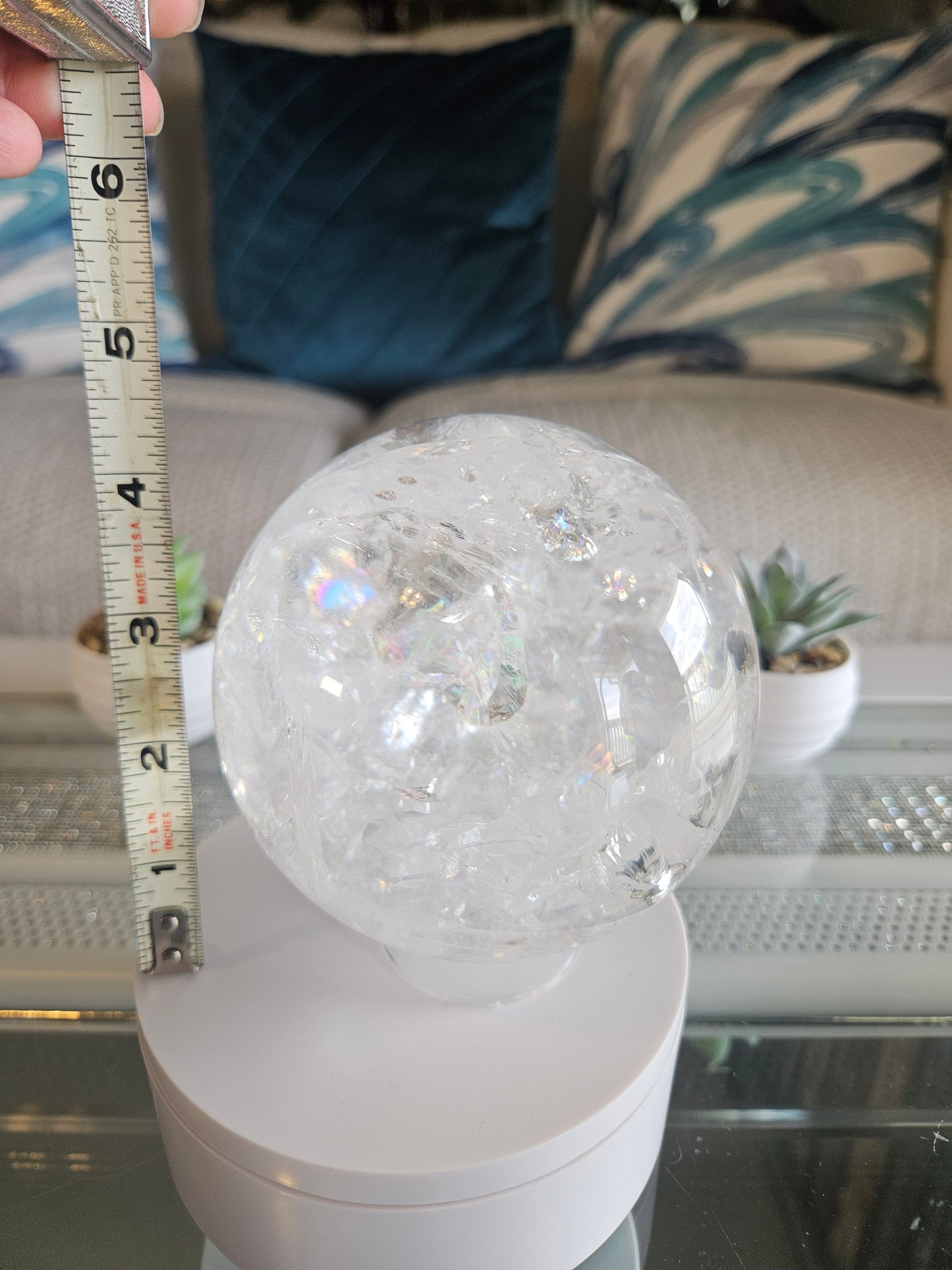 Rainbow Quartz Sphere 5