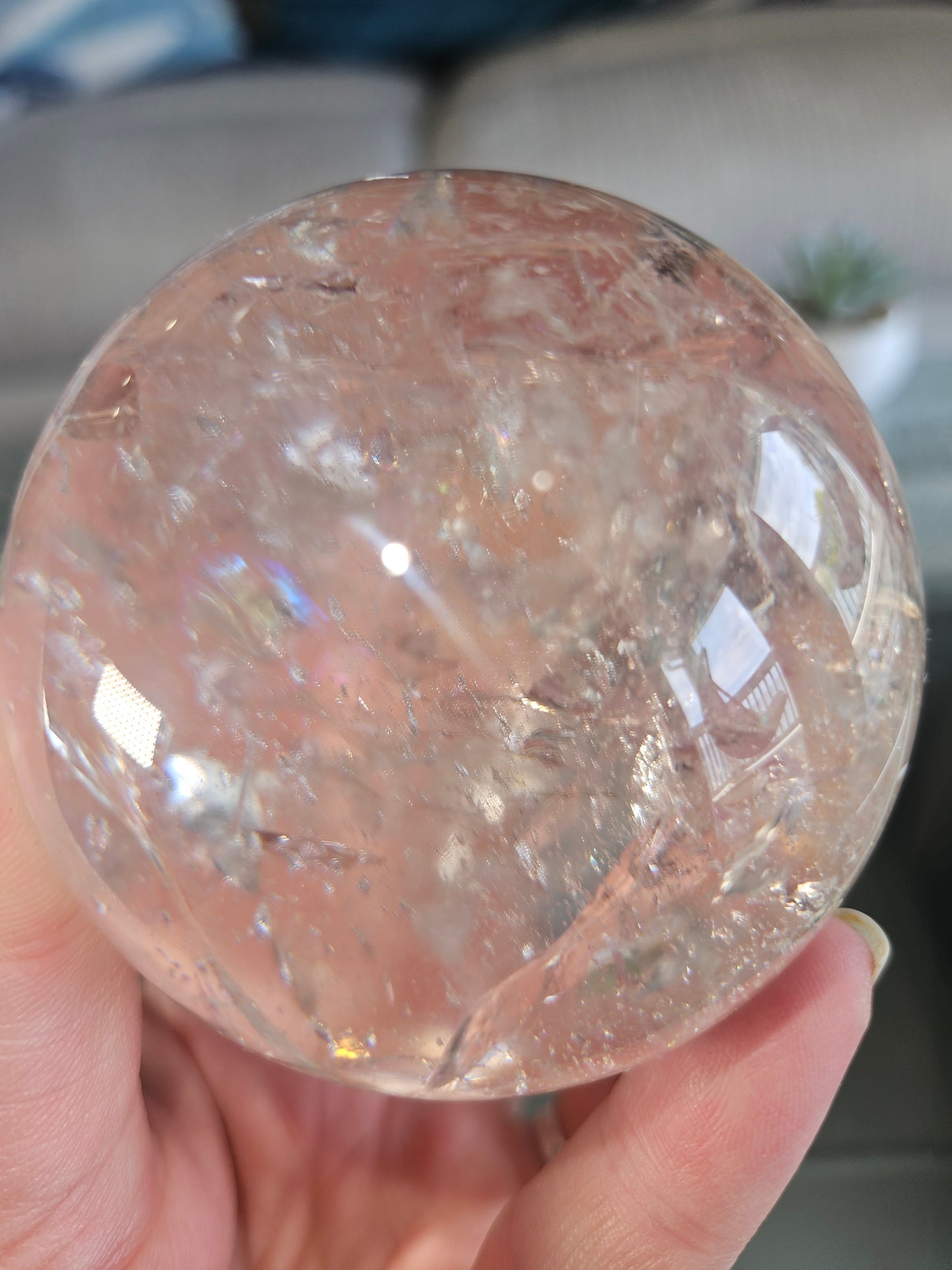 Rainbow Quartz Sphere 3