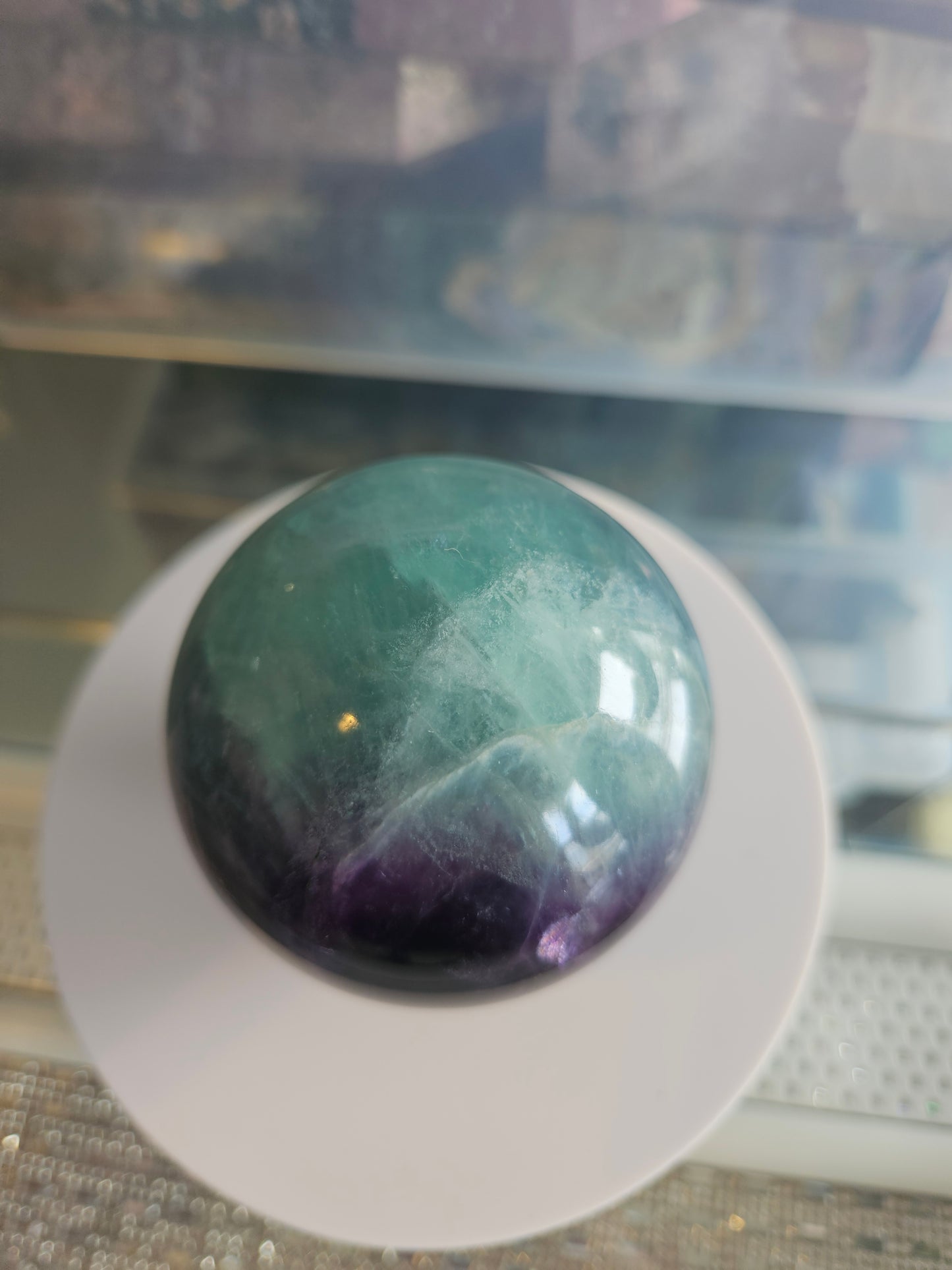 Fluorite sphere 2