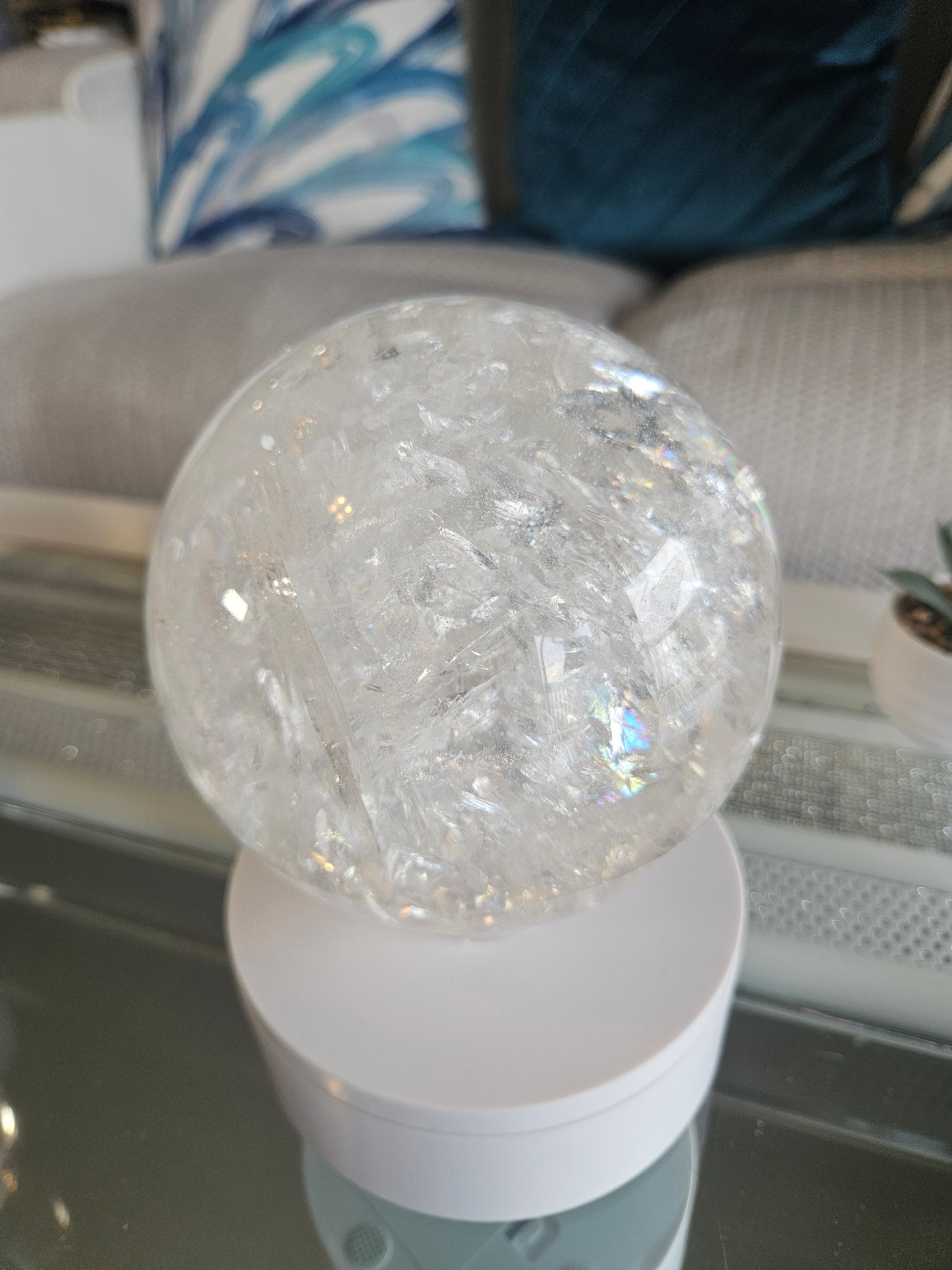 Rainbow Quartz Sphere 4