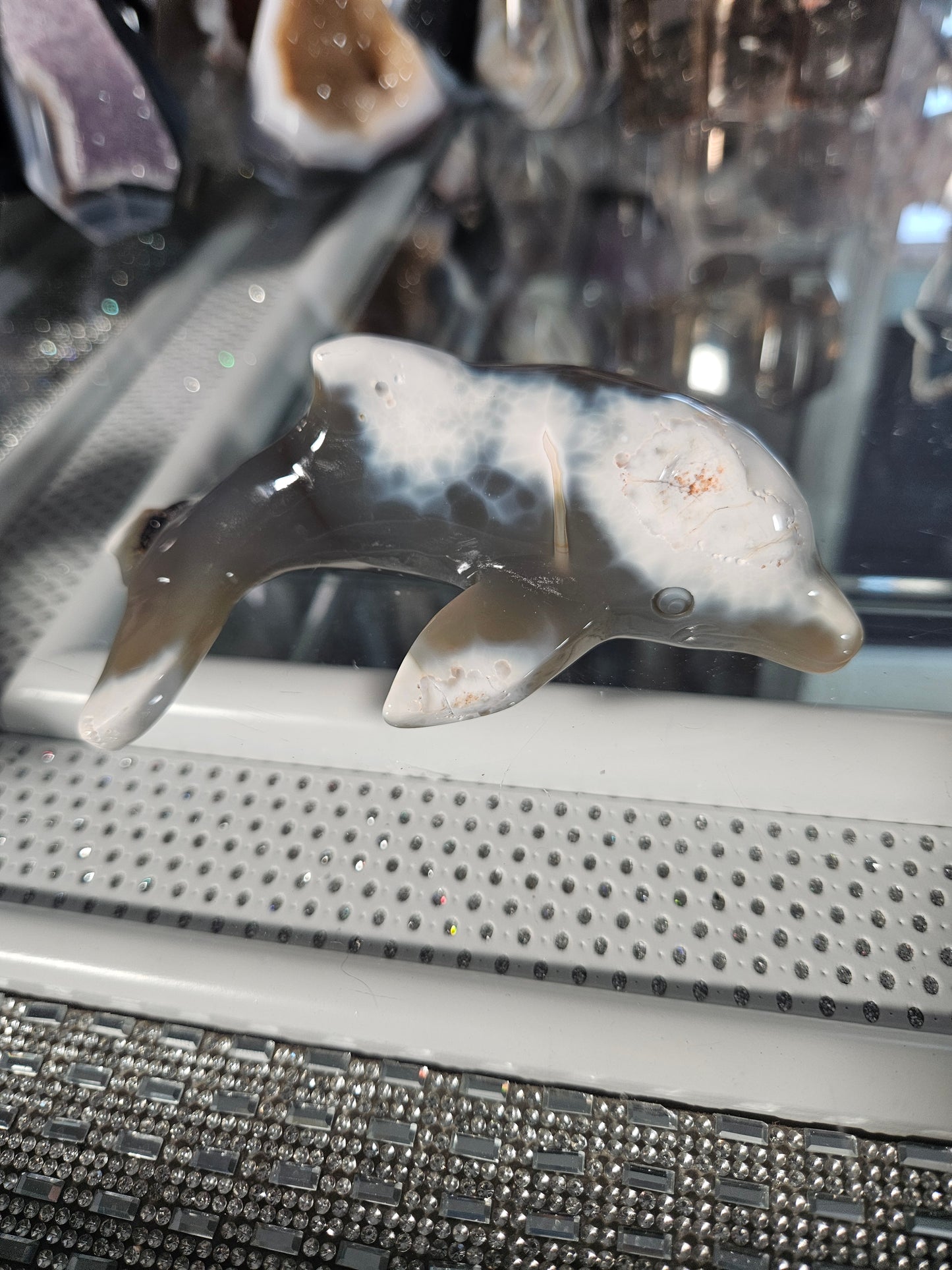 Orca Agate whale