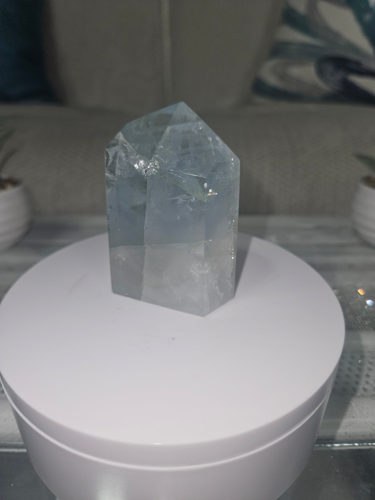 Sky Blue Fluorite Tower