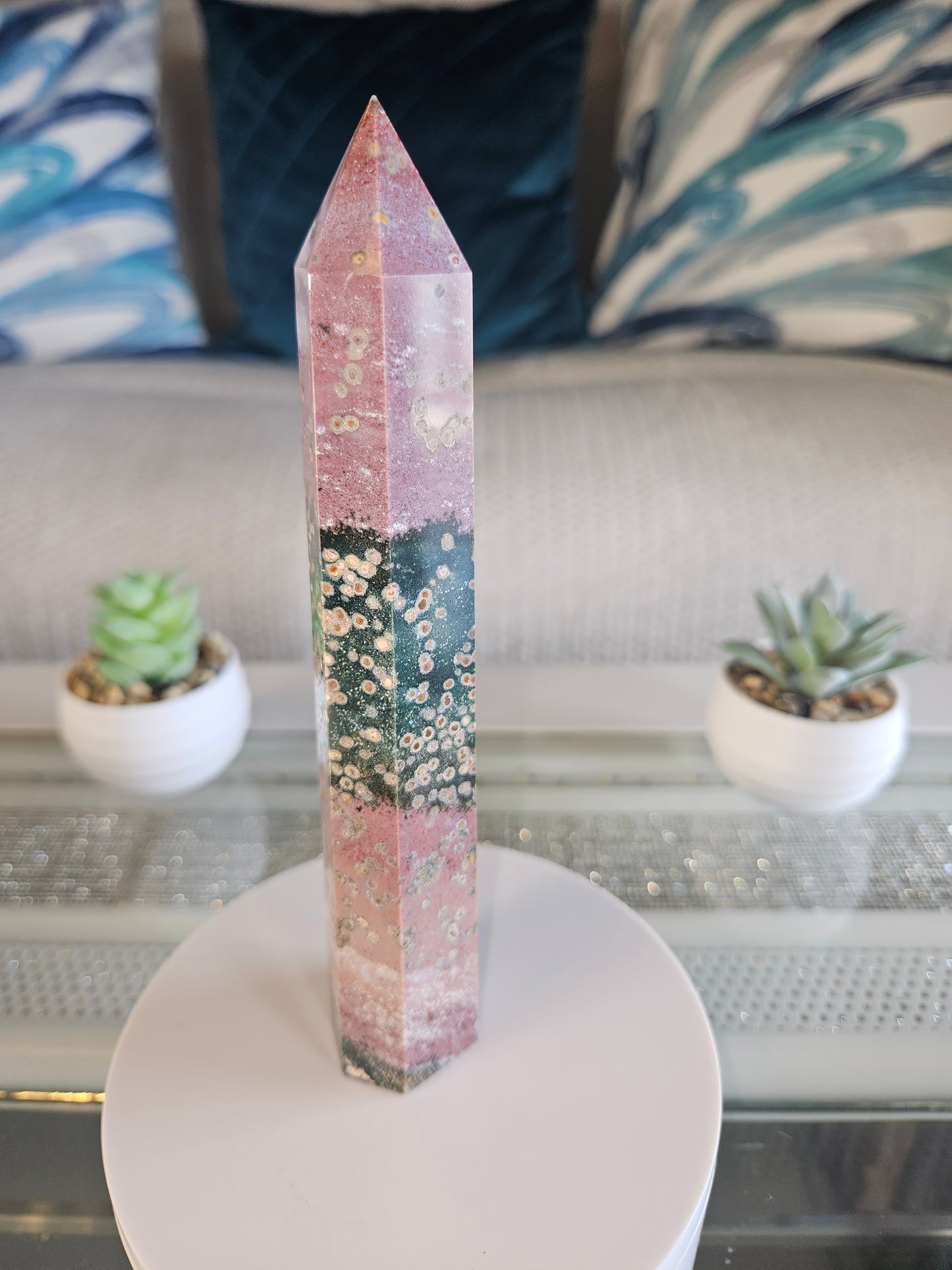Pink Ocean Jasper Tower 16