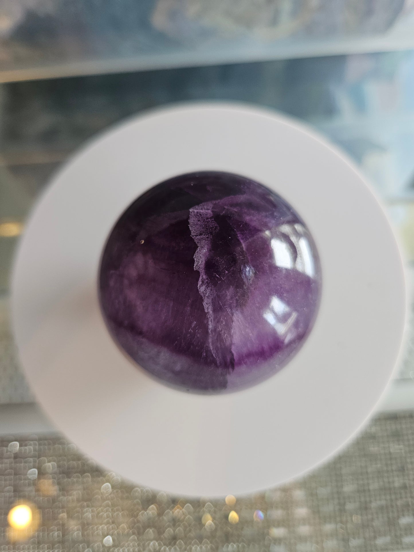 Fluorite sphere 7