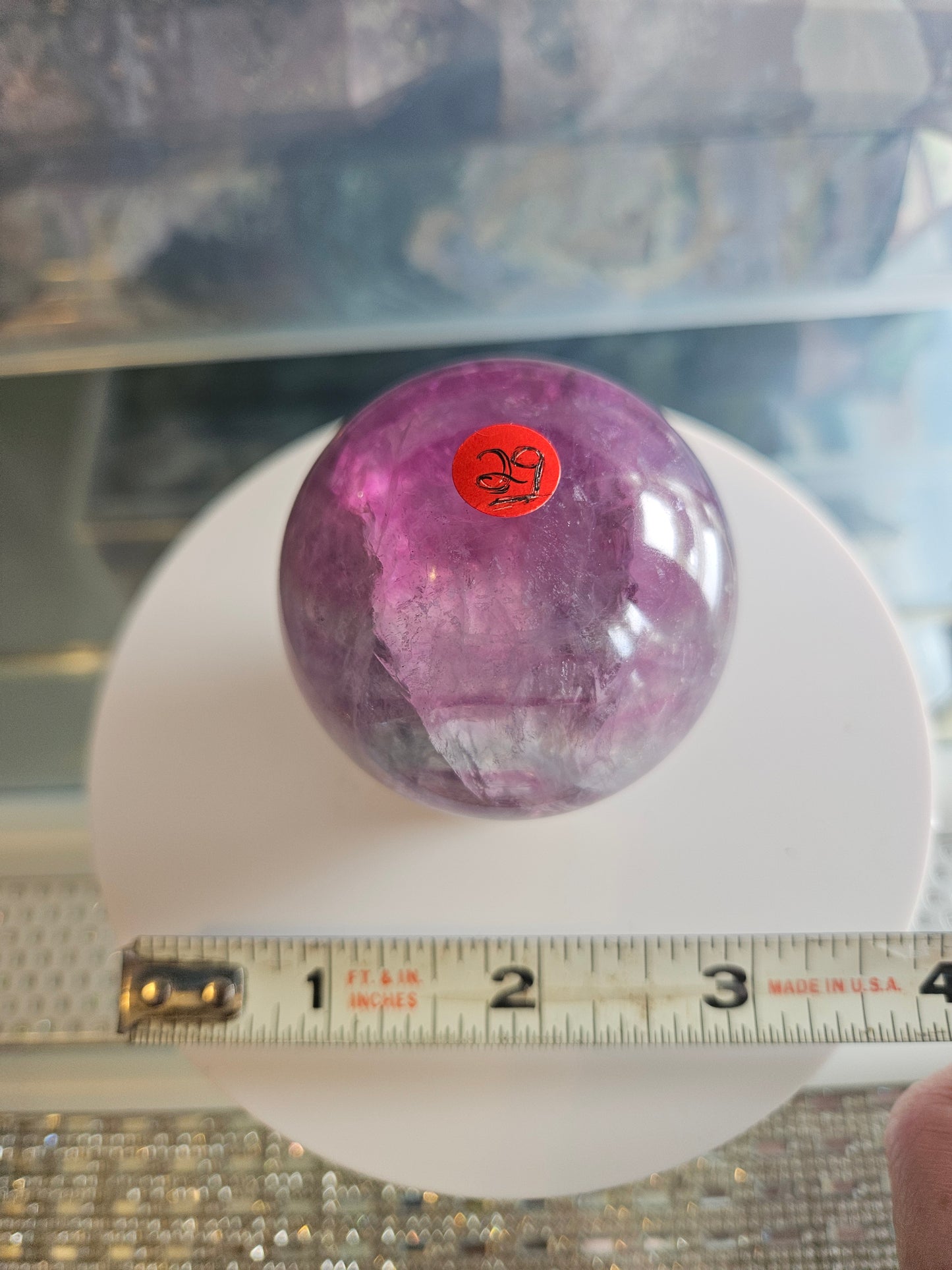 Fluorite sphere 6