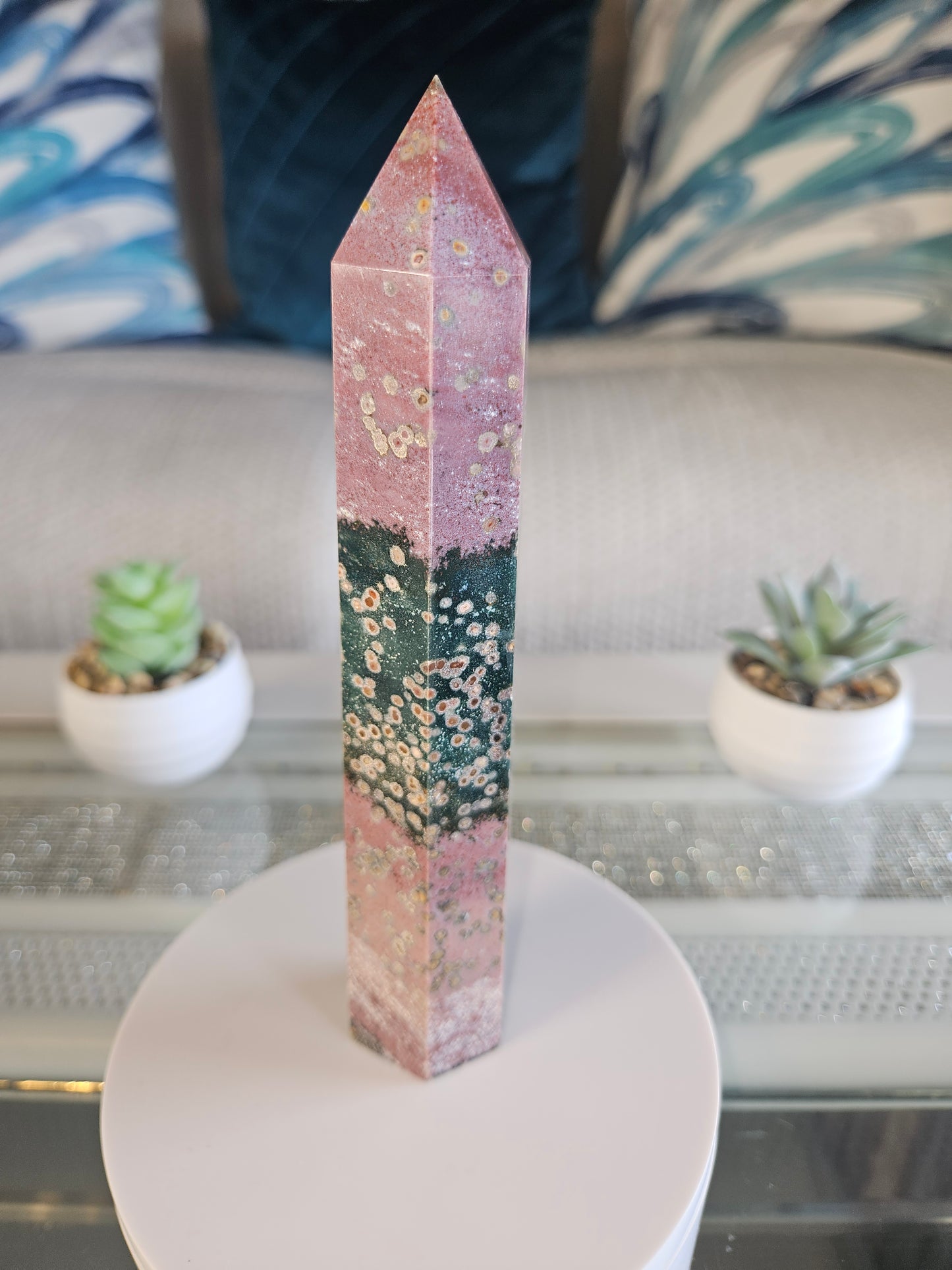 Pink Ocean Jasper Tower 16
