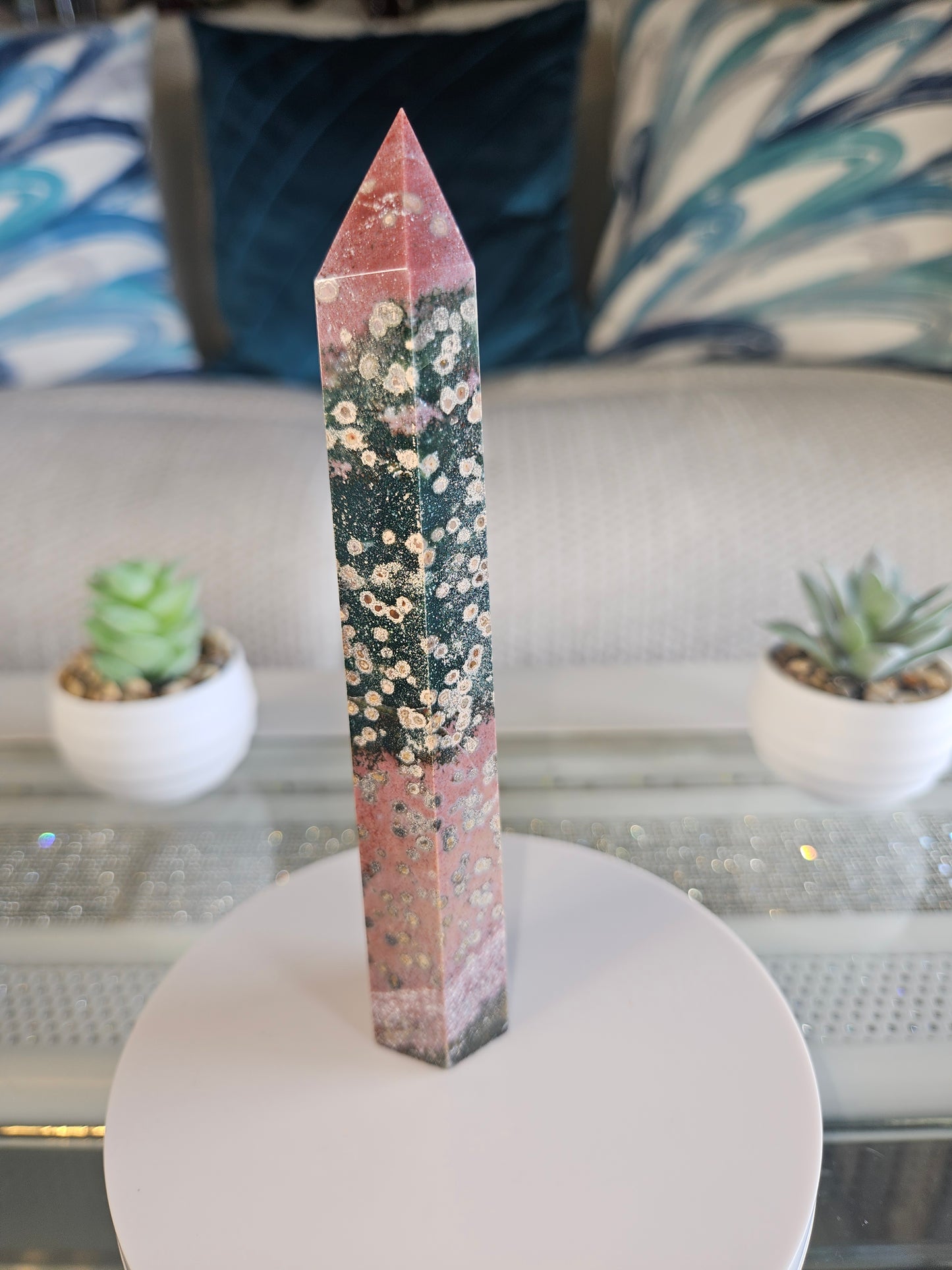 Pink Ocean Jasper Tower 15