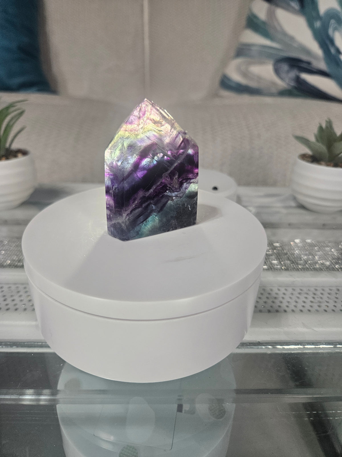 Rainbow Fluorite Tower