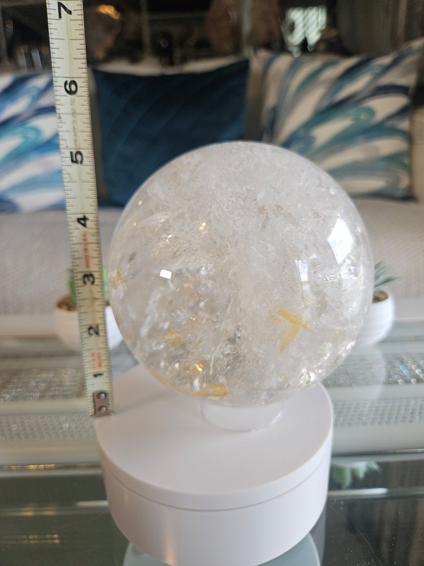 Rainbow Quartz Sphere 6
