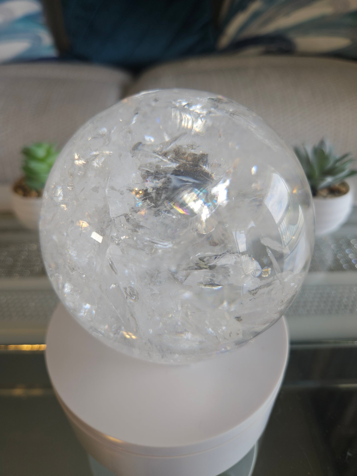 Rainbow Quartz Sphere 5