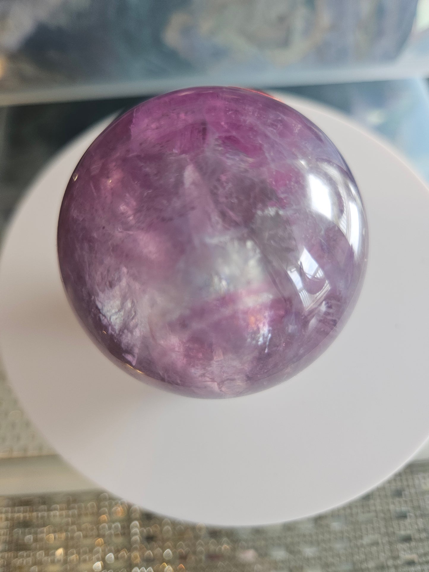 Fluorite sphere 6