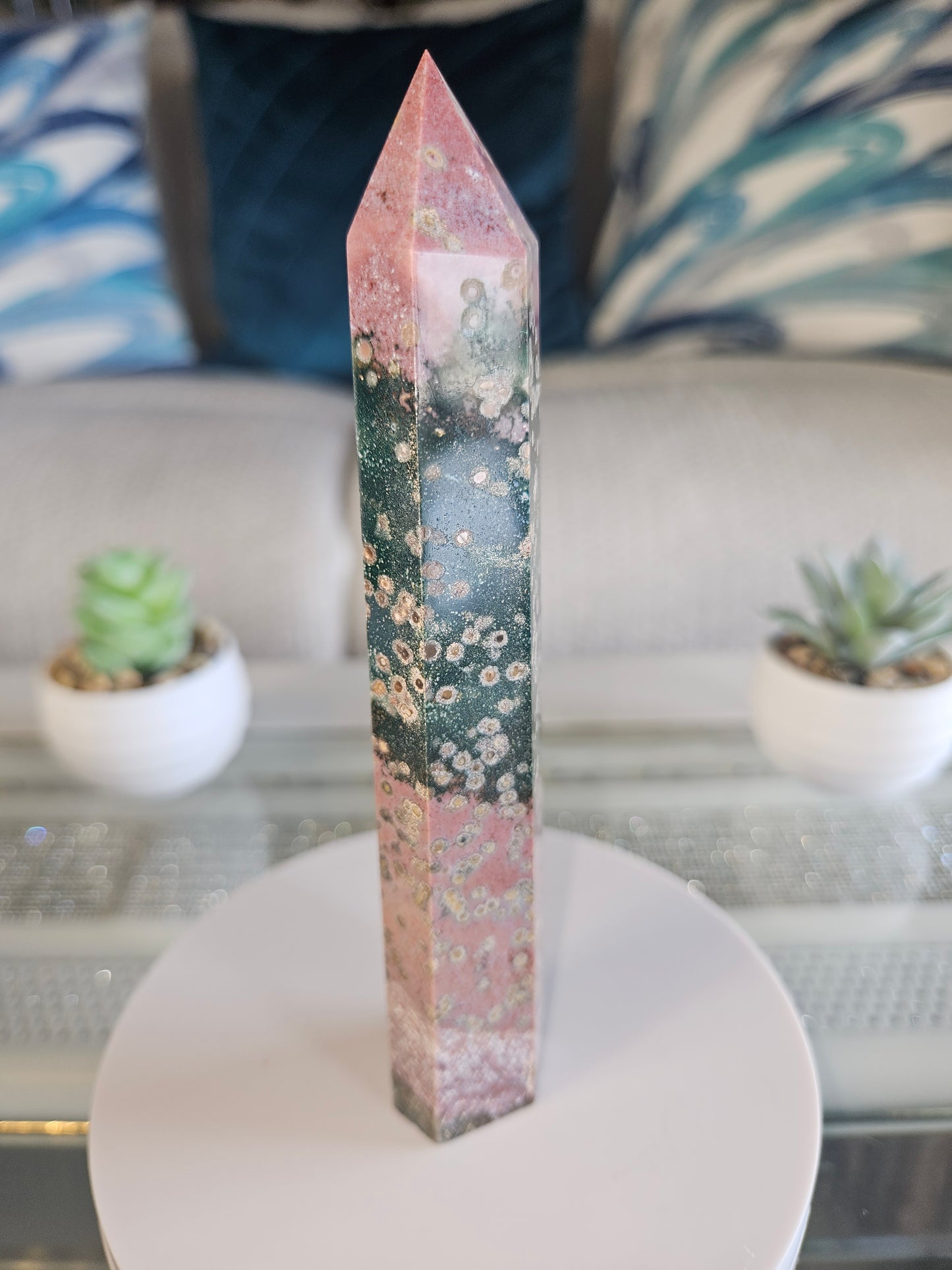 Pink Ocean Jasper Tower 15