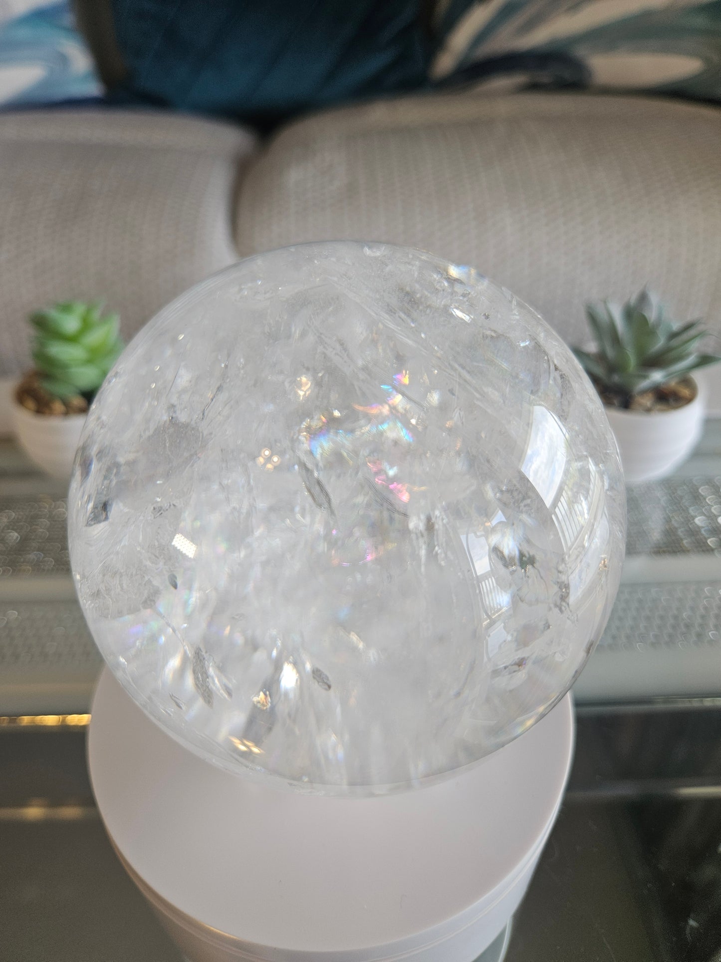 Rainbow Quartz Sphere 5