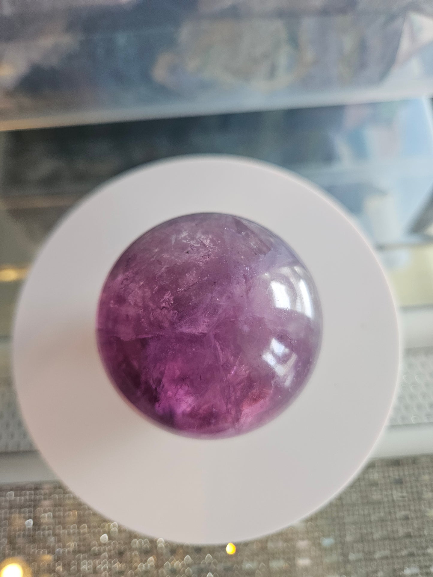 Fluorite sphere 6