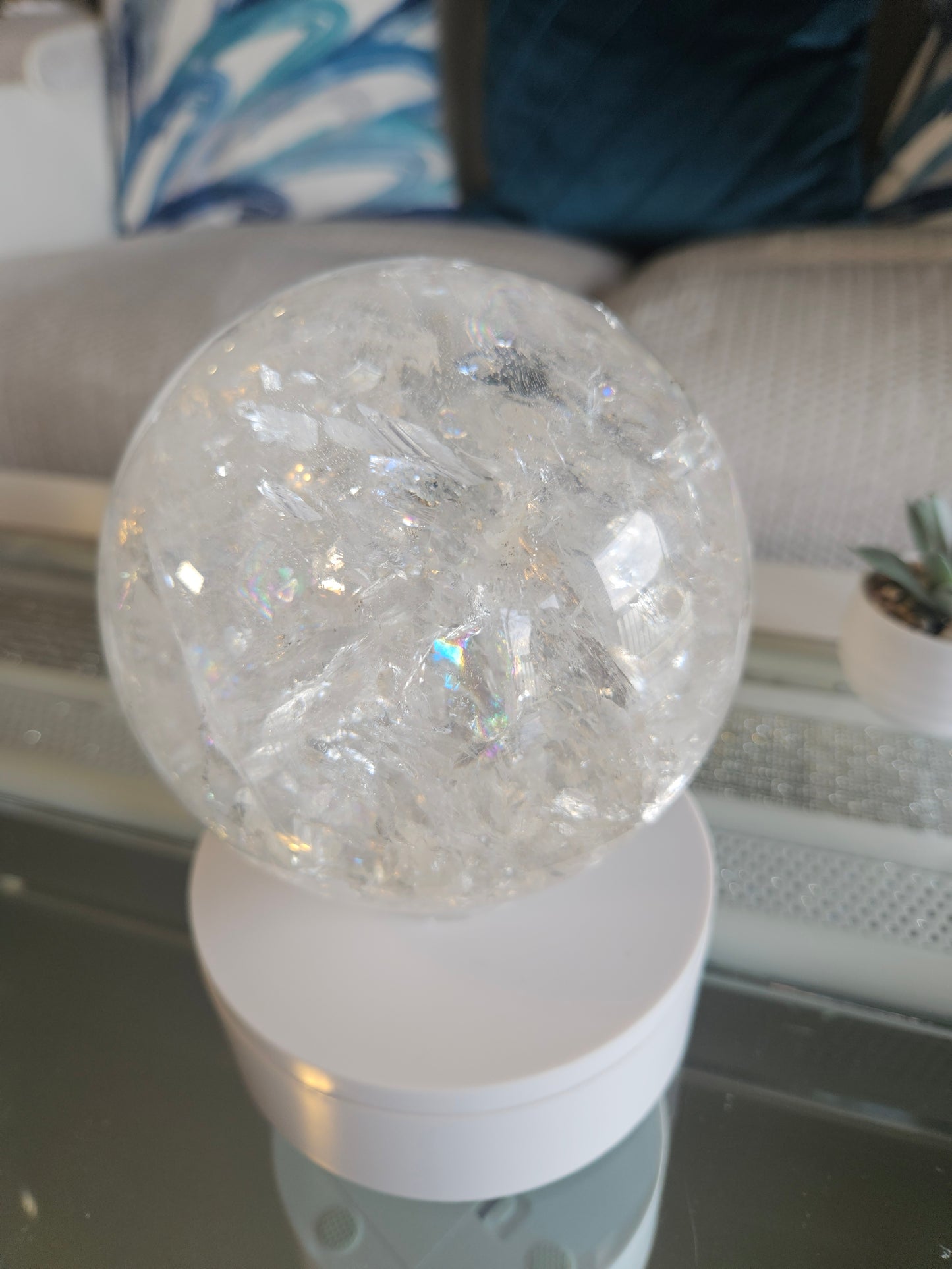 Rainbow Quartz Sphere 4