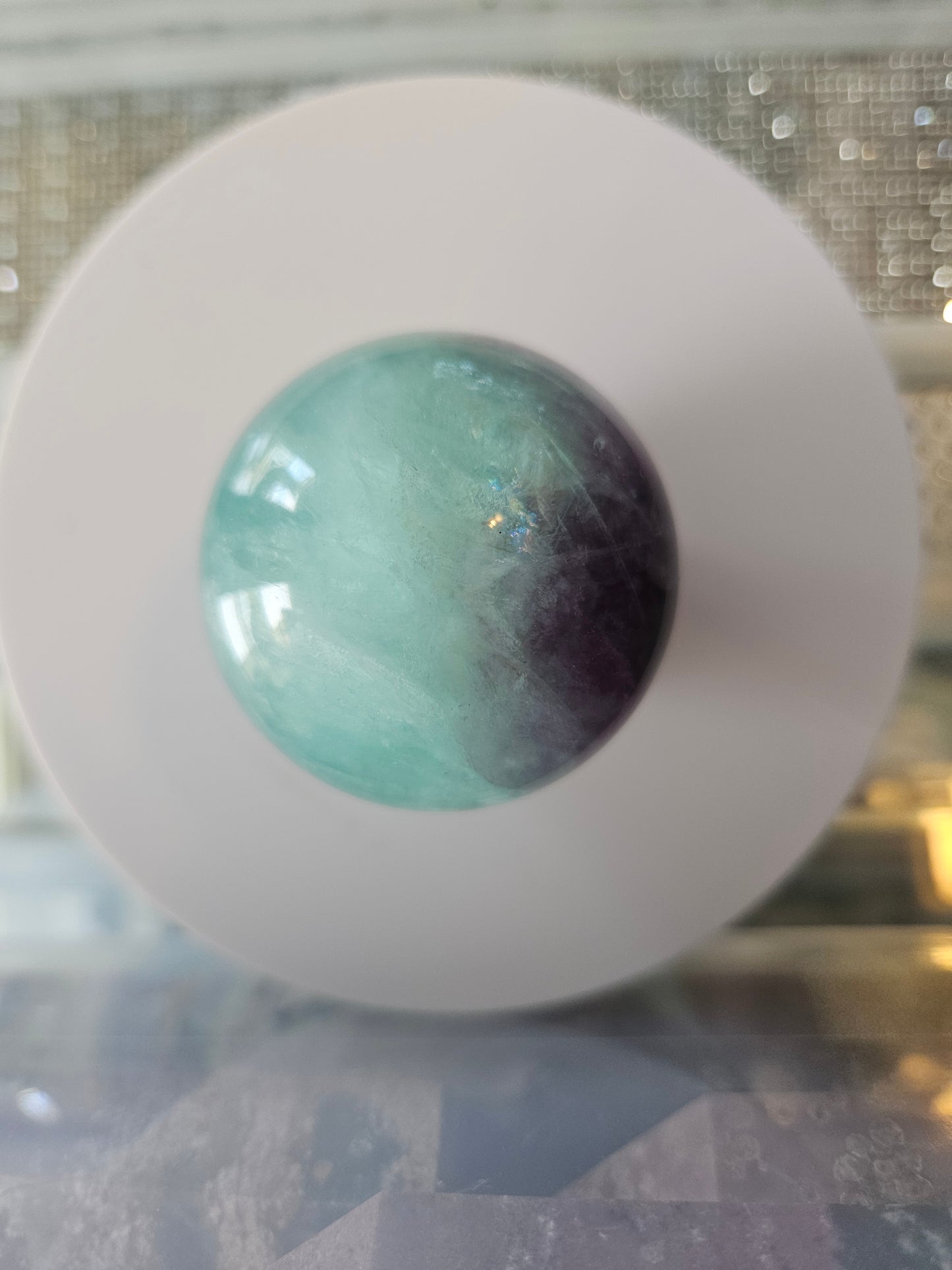 Fluorite sphere 1