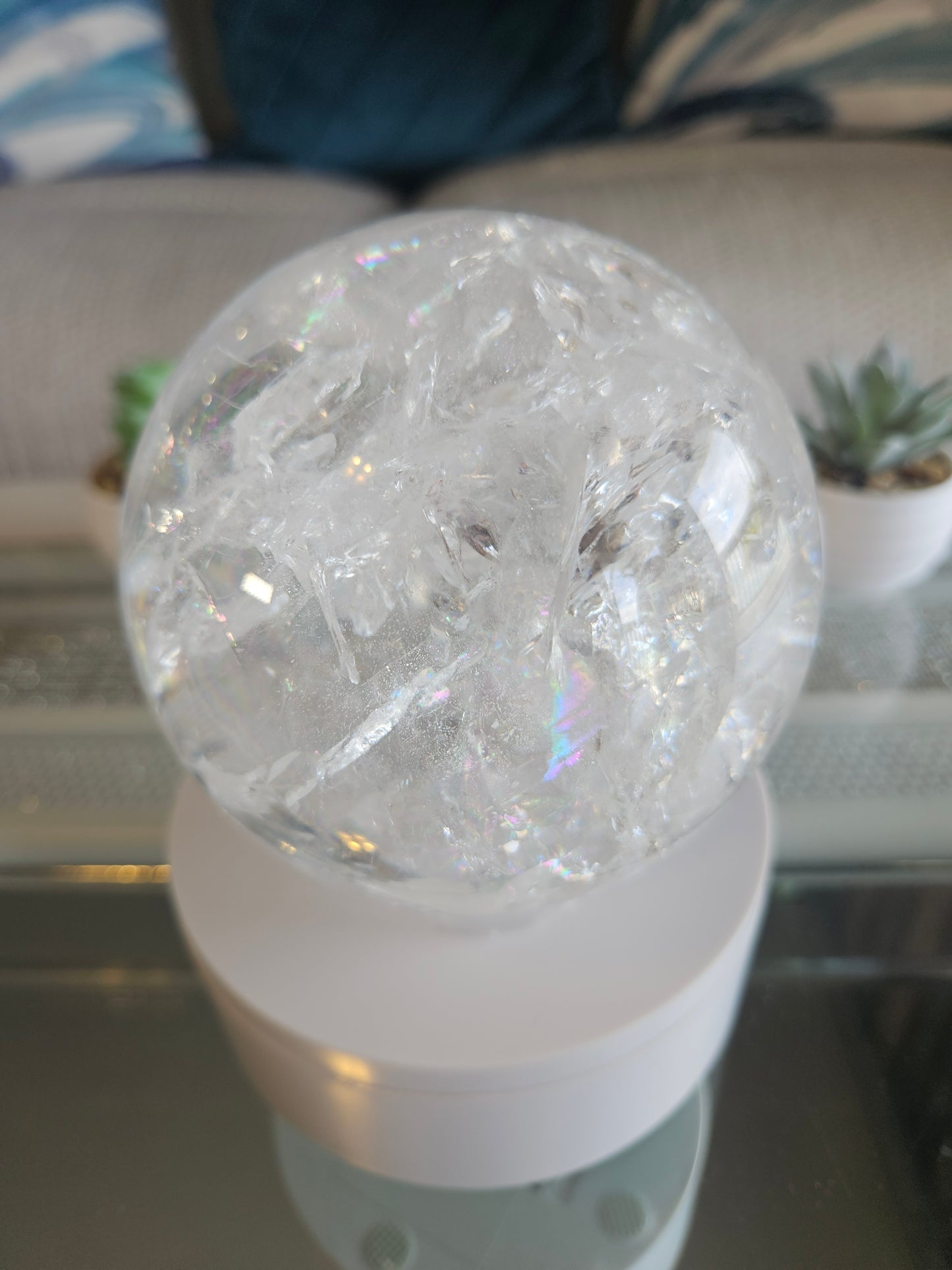 Rainbow Quartz Sphere 5