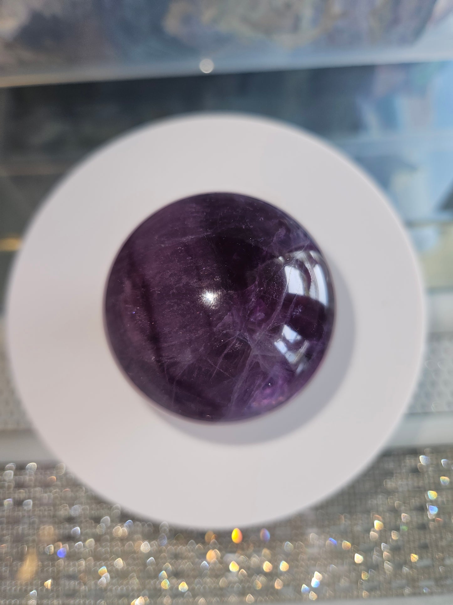 Fluorite sphere 7