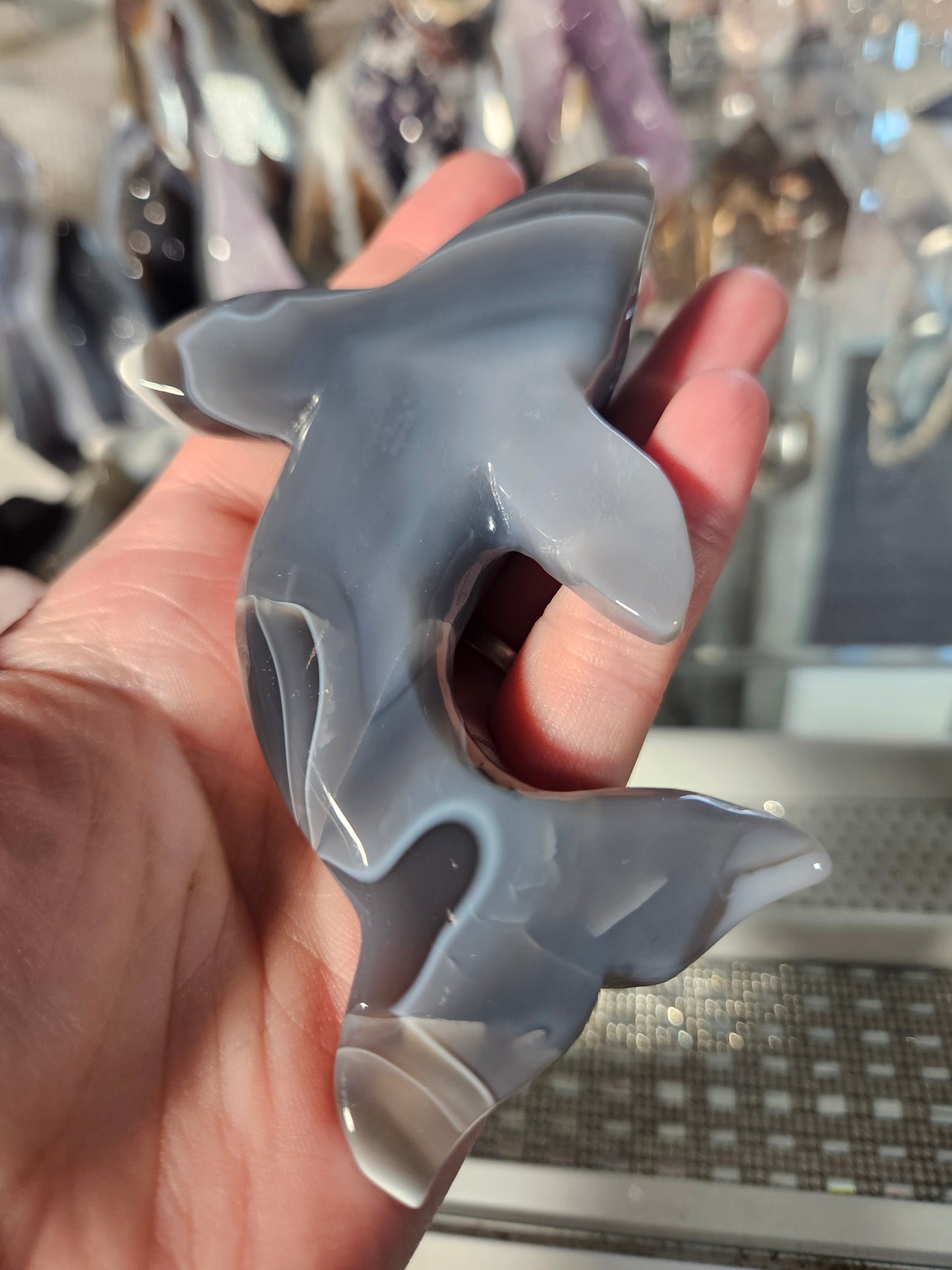 Orca Agate whale