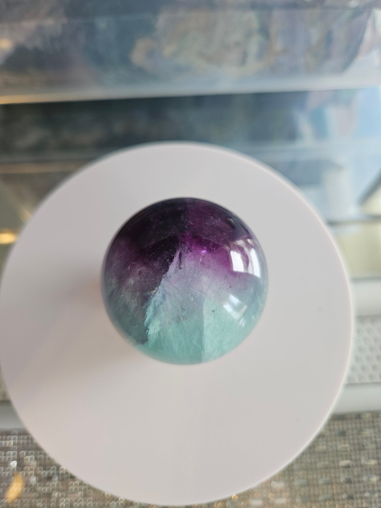 Fluorite sphere 3