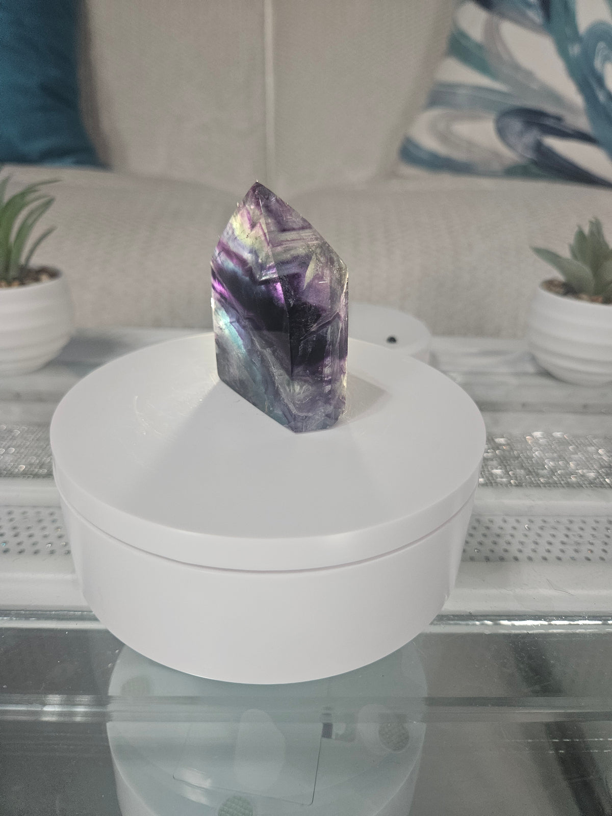 Rainbow Fluorite Tower