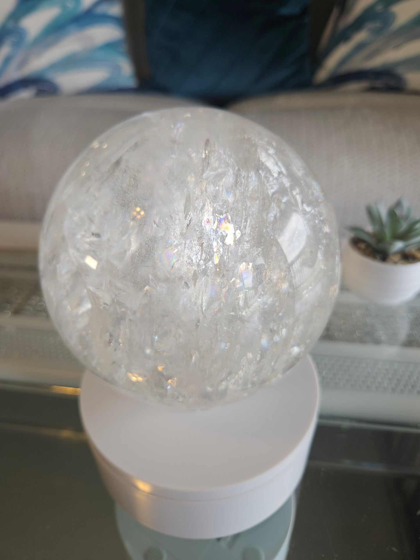 Rainbow Quartz Sphere 4