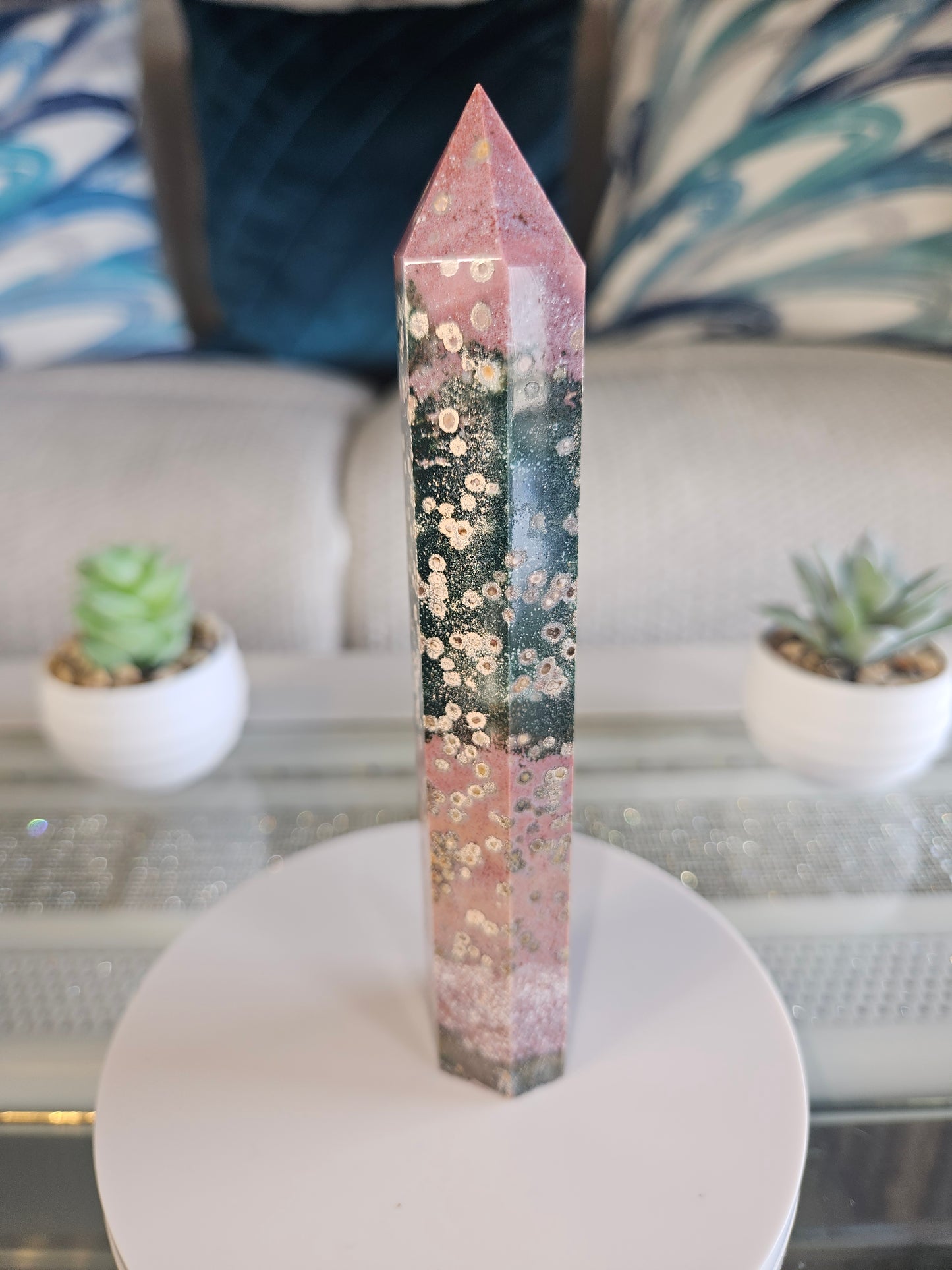 Pink Ocean Jasper Tower 15