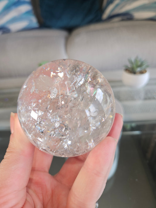 Rainbow Quartz Sphere 2