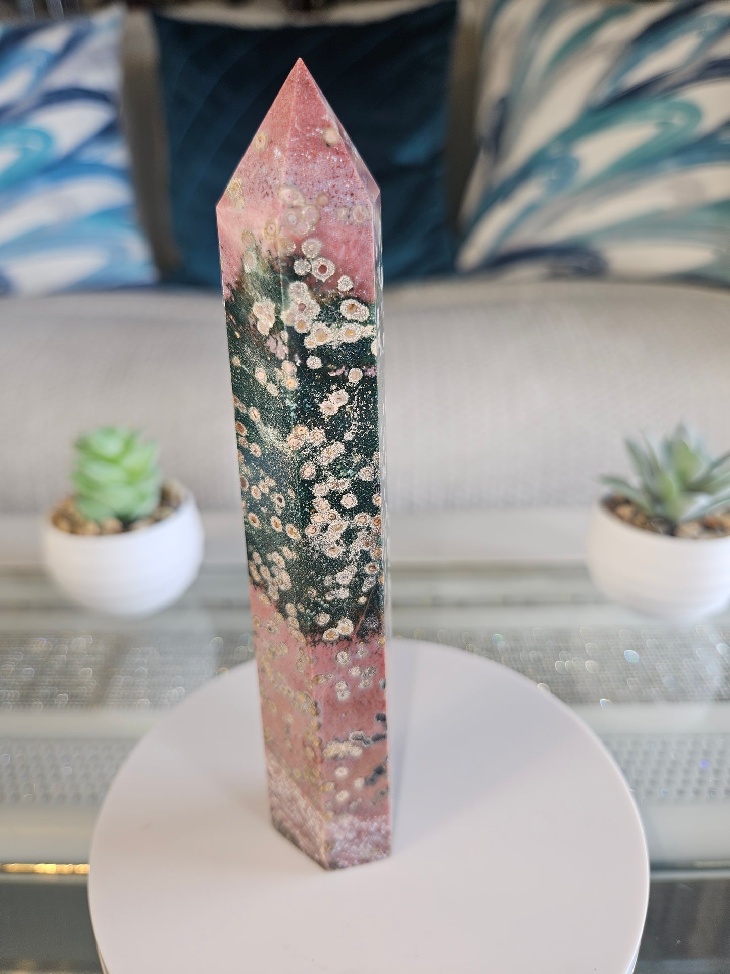 Pink Ocean Jasper Tower 15